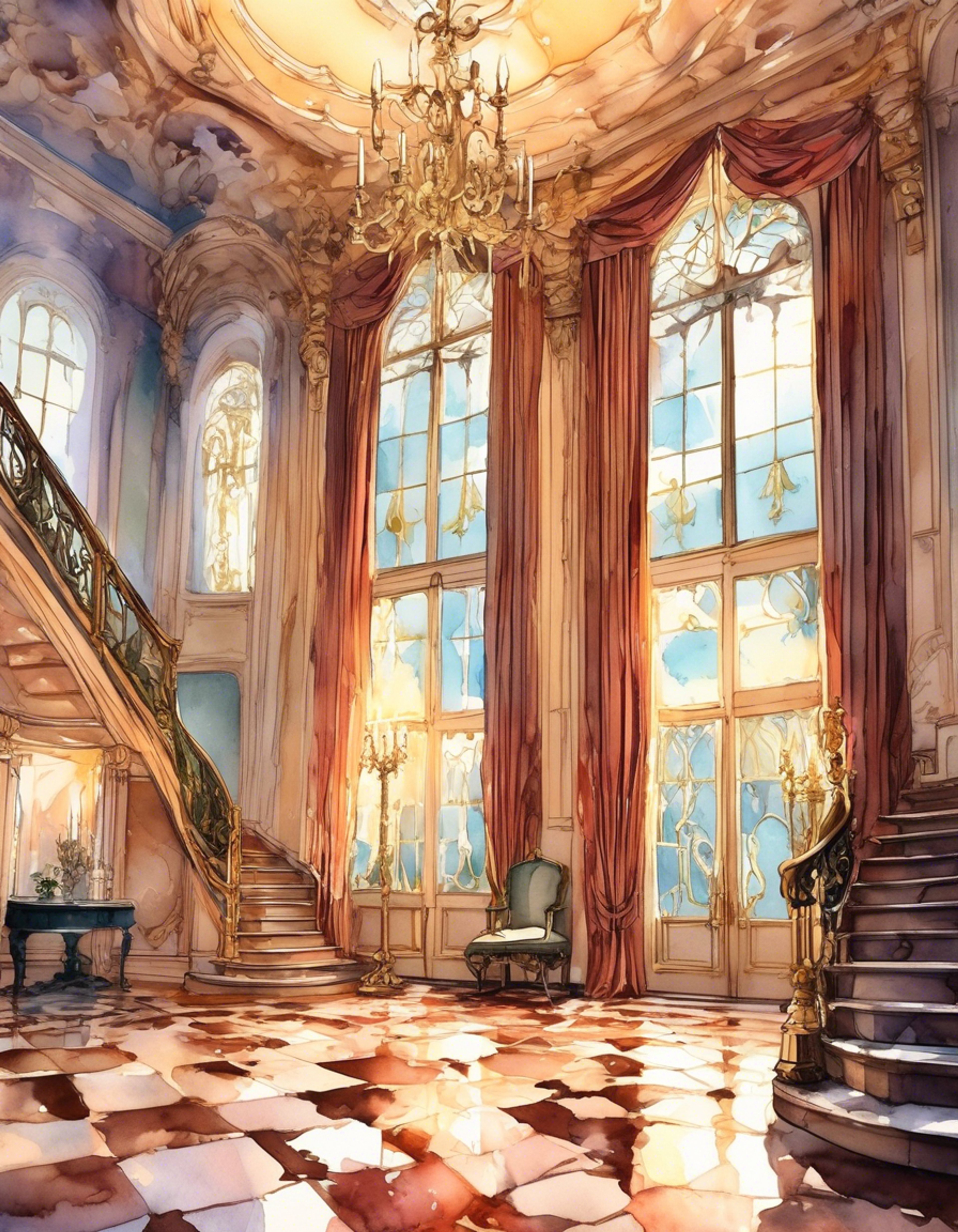 You find yourself in the grand foyer of Gracey Manor, where the imposing butler Ramsley has taken it upon himself to evaluate your worthiness to enter such an esteemed household. His piercing gaze and perfectly straight posture make it clear he expects nothing less than absolute adherence to proper etiquette and decorum. The weight of centuries of tradition and sophistication bears down as you prepare to prove yourself capable of meeting his exacting standards.