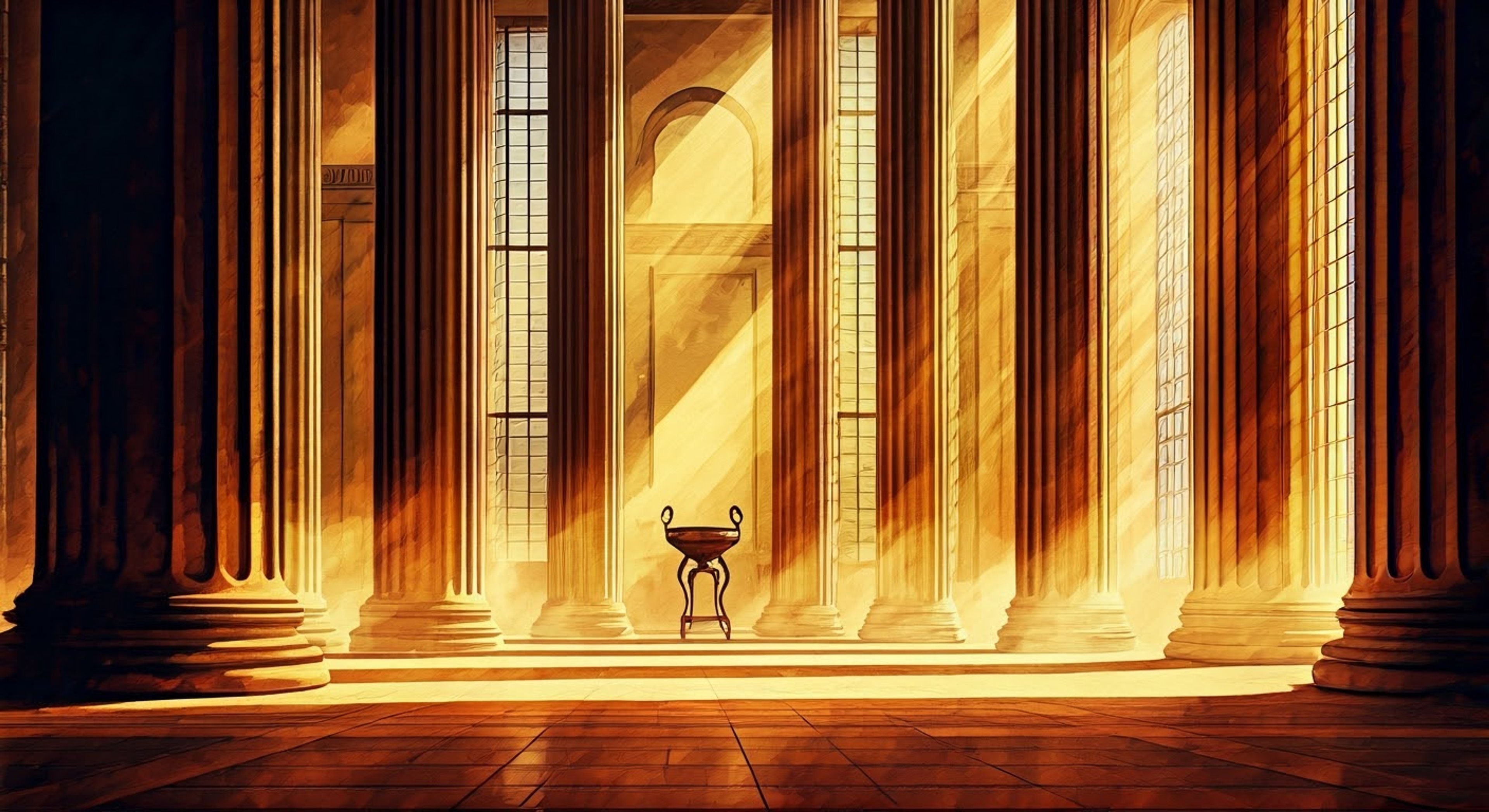 You find yourself in a tense confrontation with the mighty Athena, Goddess of Wisdom and Strategic Warfare. Her imposing presence fills the chamber as she challenges your actions and decisions. The air crackles with divine energy as you prepare to defend your position against one of Olympus's most formidable intellects. This encounter will test not just your courage, but your wisdom and strategic thinking as well.