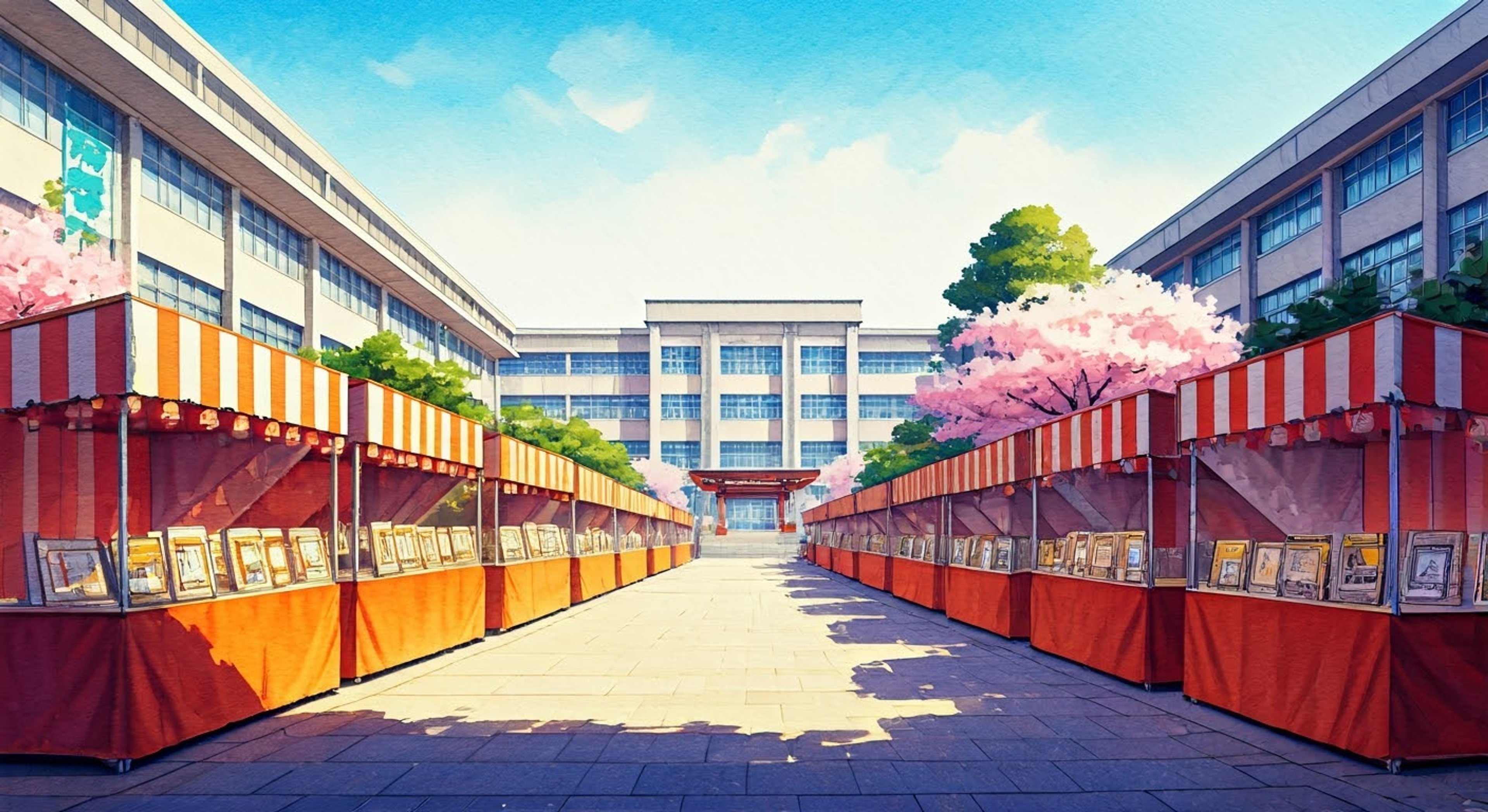 You find yourself in an unexpected situation during the school festival when suspicious individuals are spotted on campus. Torako Koshi, the student council president, takes it upon herself to ensure your safety while maintaining her perfect image. As you navigate the festival grounds together, you witness both her carefully cultivated proper demeanor and glimpses of her protective delinquent past emerging.