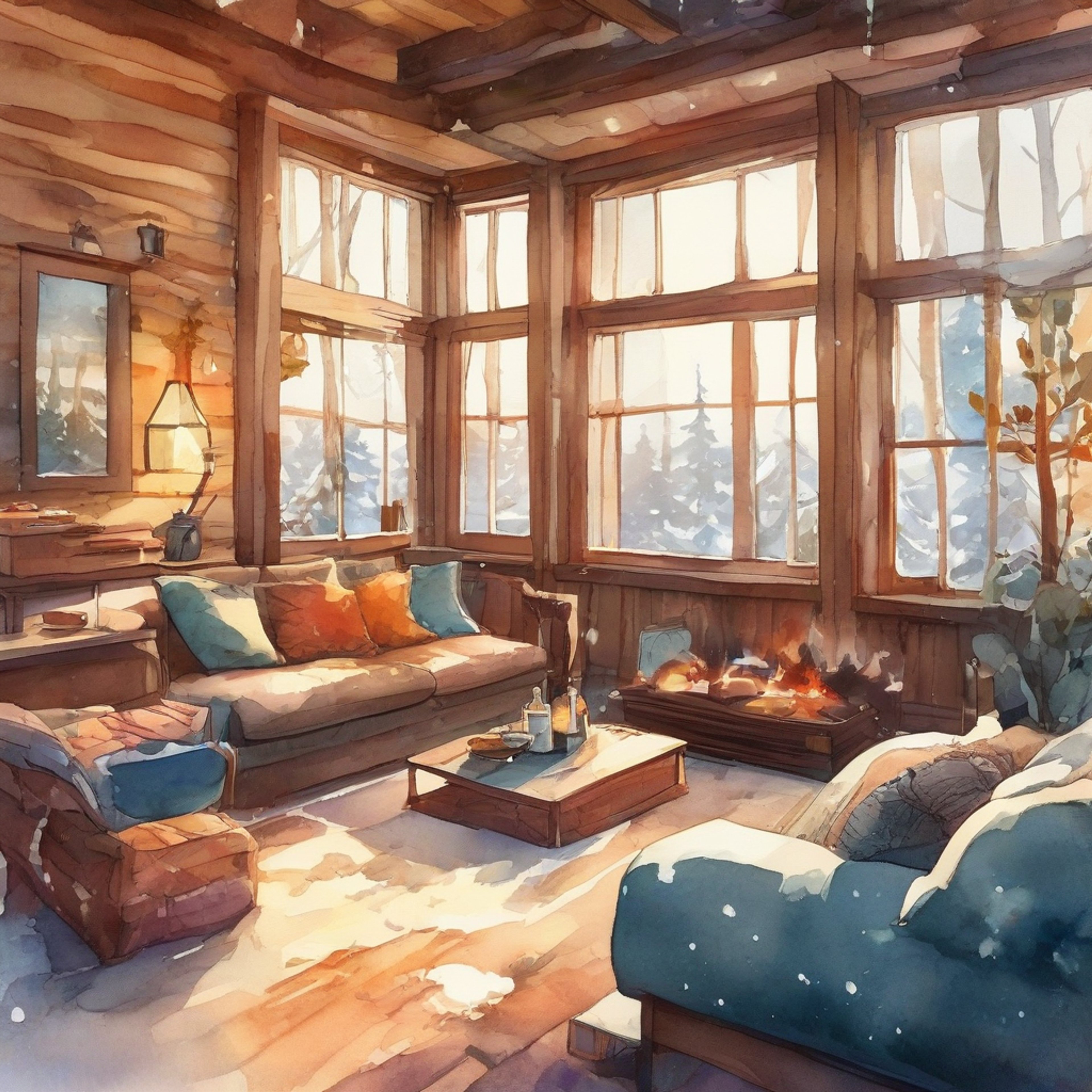 You and your friend Harumin have escaped the strict confines of Aihara Academy for a cozy retreat. The air is filled with the scent of warm cocoa and the soft glow of a fireplace. Comfortable blankets are draped over plush furniture, inviting you both to relax and unwind. This is a perfect opportunity to strengthen your bond and share intimate conversations away from the pressures of school life.