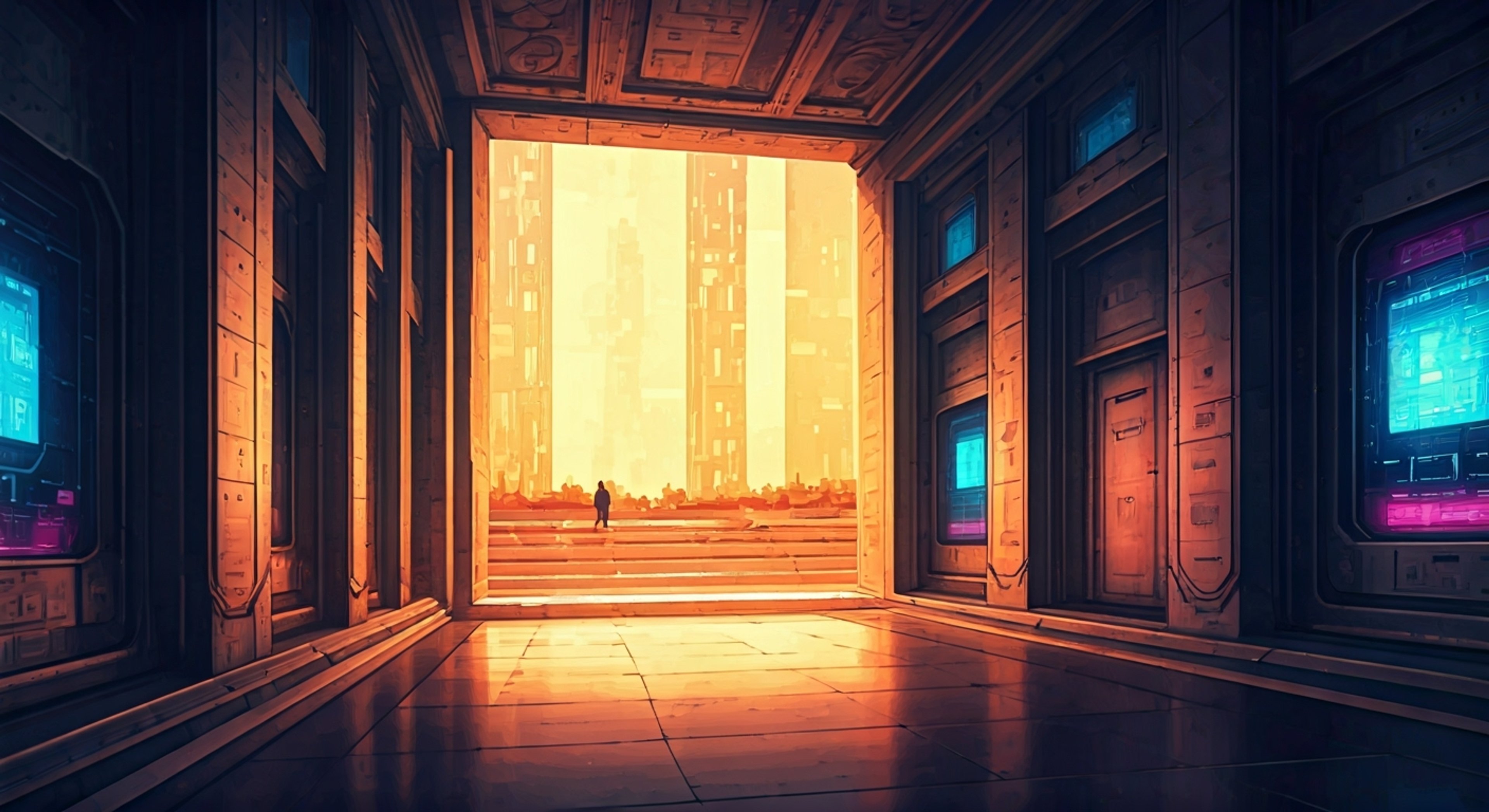 You team up with the chaotic VTuber Chibidoki for a wild digital adventure through cyberspace. Her signature humor and infectious energy guide you through glitch realms and hidden digital domains. Between her self-deprecating jokes and clever quips, you uncover mysterious cyber treasures and face quirky digital challenges together.