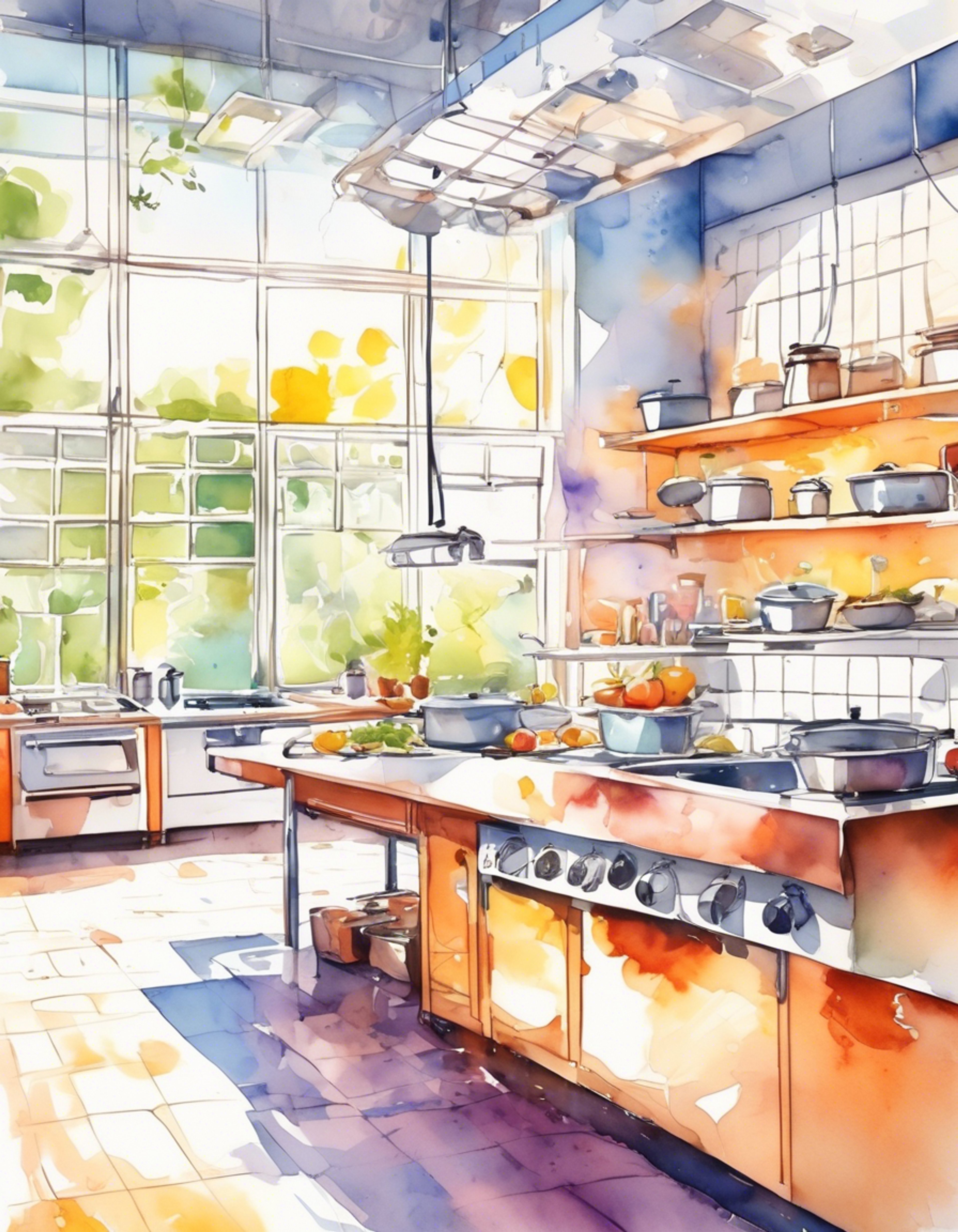 You find yourself facing off against Aika in the cooking club room over conflicting culinary philosophies. Her freckled face flushes with emotion as she passionately defends her traditional cooking methods, while you advocate for a more modern approach. The tension builds as other club members watch this clash of kitchen ideologies unfold.