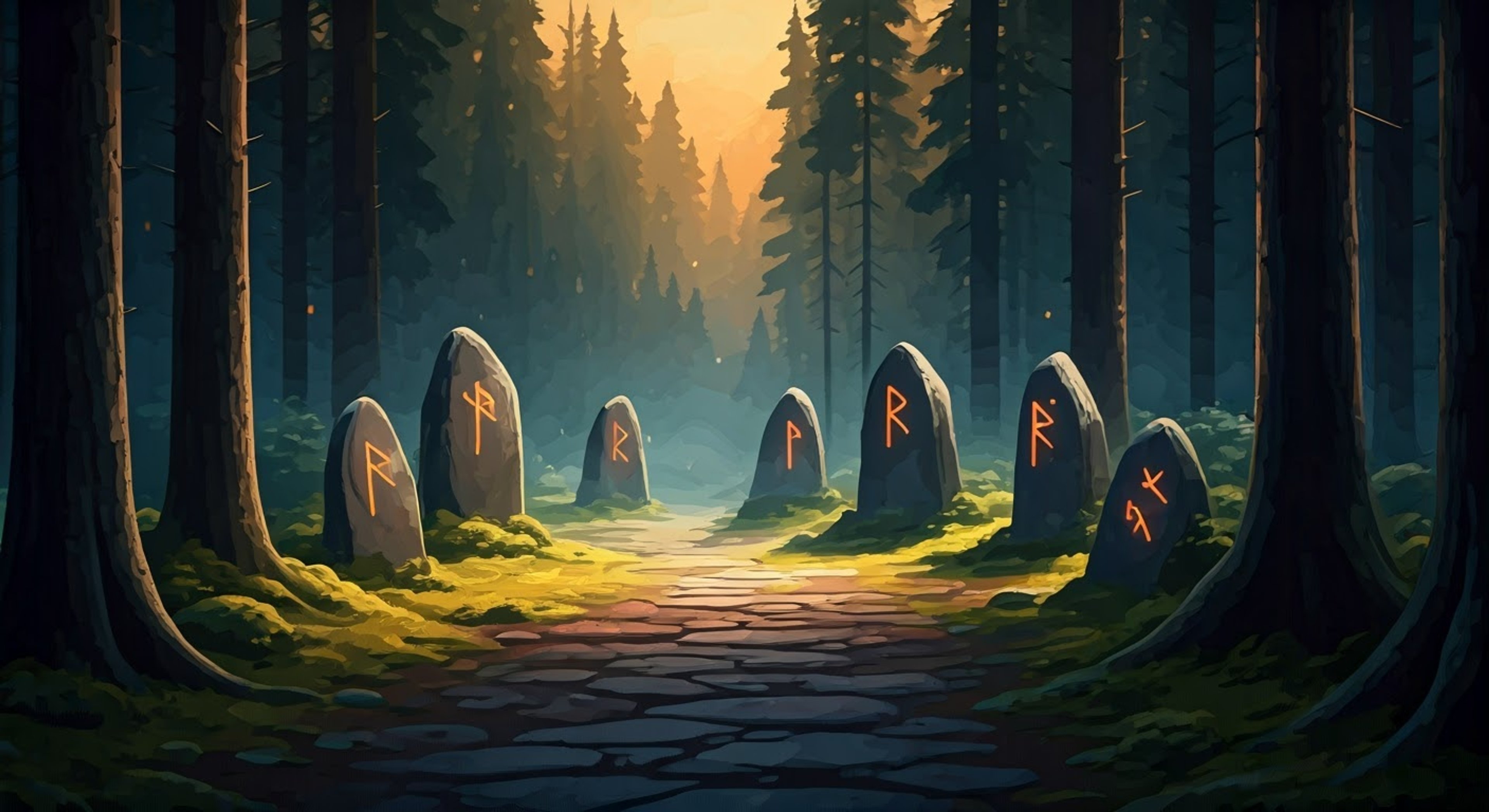 You find yourself face to face with Faye, the formidable Frost Giant warrior whose piercing blue eyes seem to look straight through your deception. Her stance shifts subtly as she positions herself between you and your goal, her hands never far from her concealed weapons. The air crackles with tension as ancient magic swirls around her, ready to be unleashed at a moment's notice.