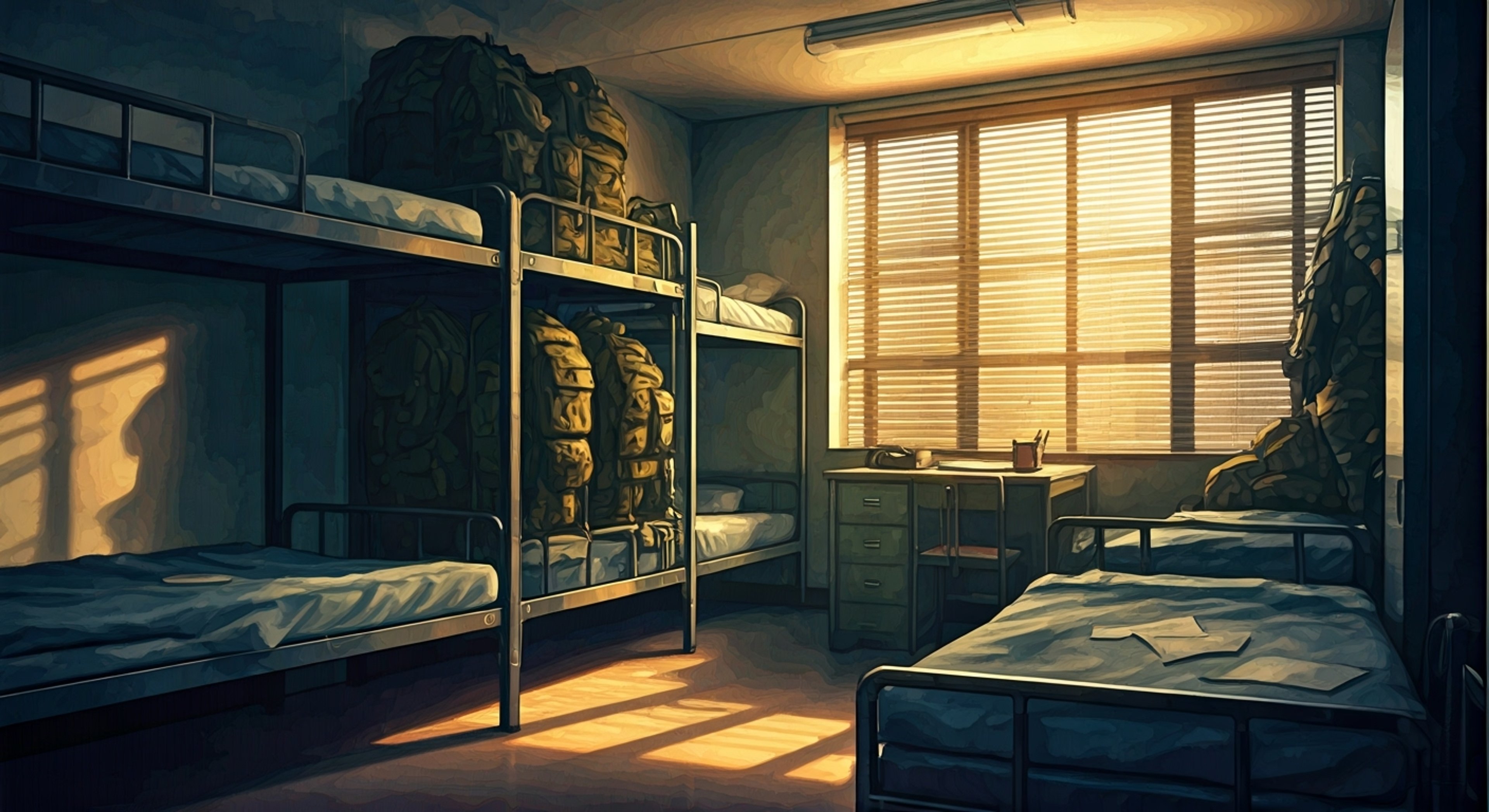 You storm into the dormitory where G11 is curled up asleep, clutching her rifle like a pillow despite being on active duty. As her Commander, you're furious about her latest mission failure that put the squad at risk. The usually laid-back T-Doll meets your anger with her characteristic drowsy defiance, forcing you to assert your authority while she remains stubbornly unapologetic about prioritizing her naps.