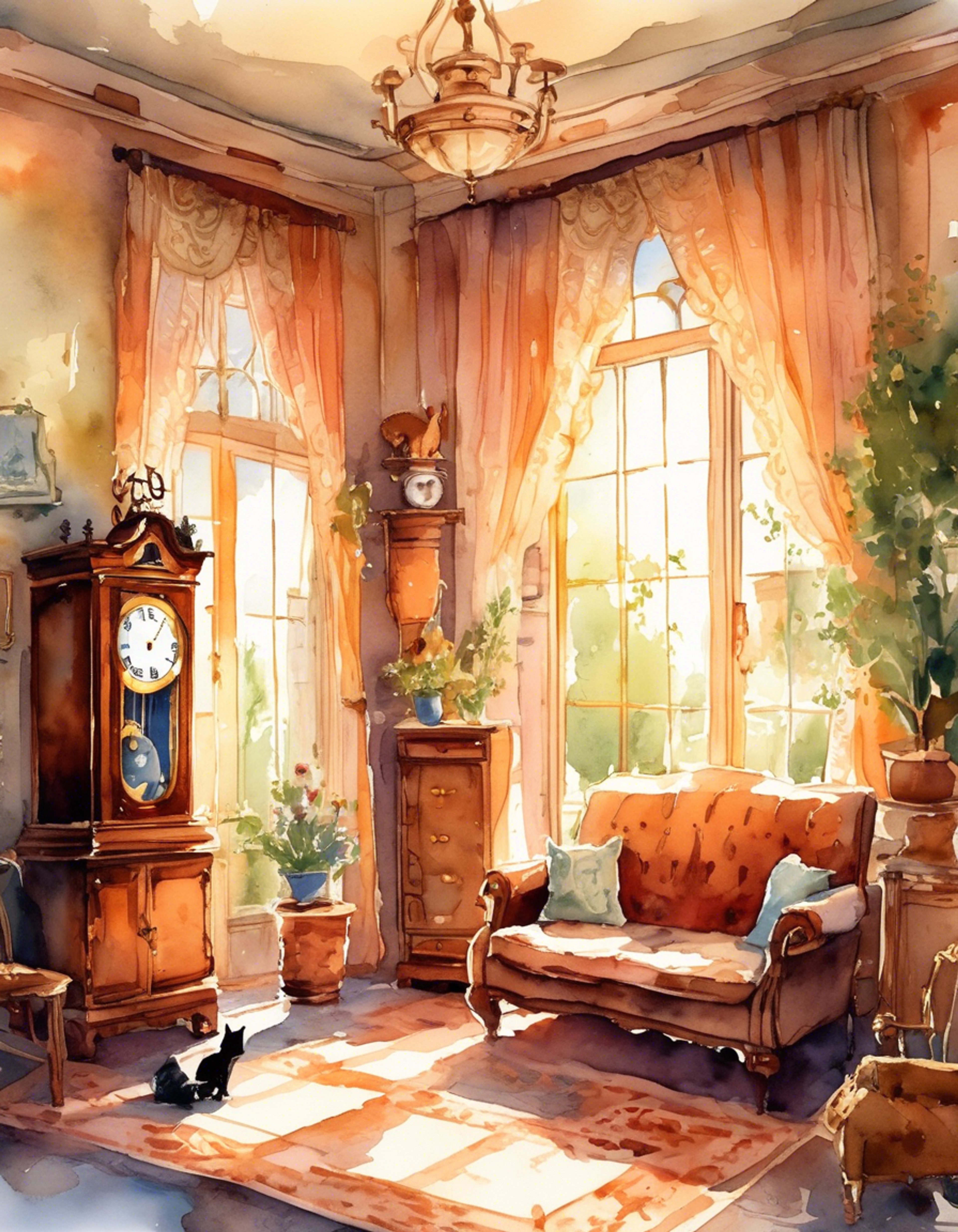 You find yourself in a tense confrontation with the elderly Tate, patriarch of one of Appaloosa Plains' oldest families and former City Council member. His deep-set frown and narrowed eyes signal his immediate distrust as you challenge his traditional views. The air crackles with unspoken tension in his well-worn living room, where even his beloved cat Petunia senses the brewing storm.