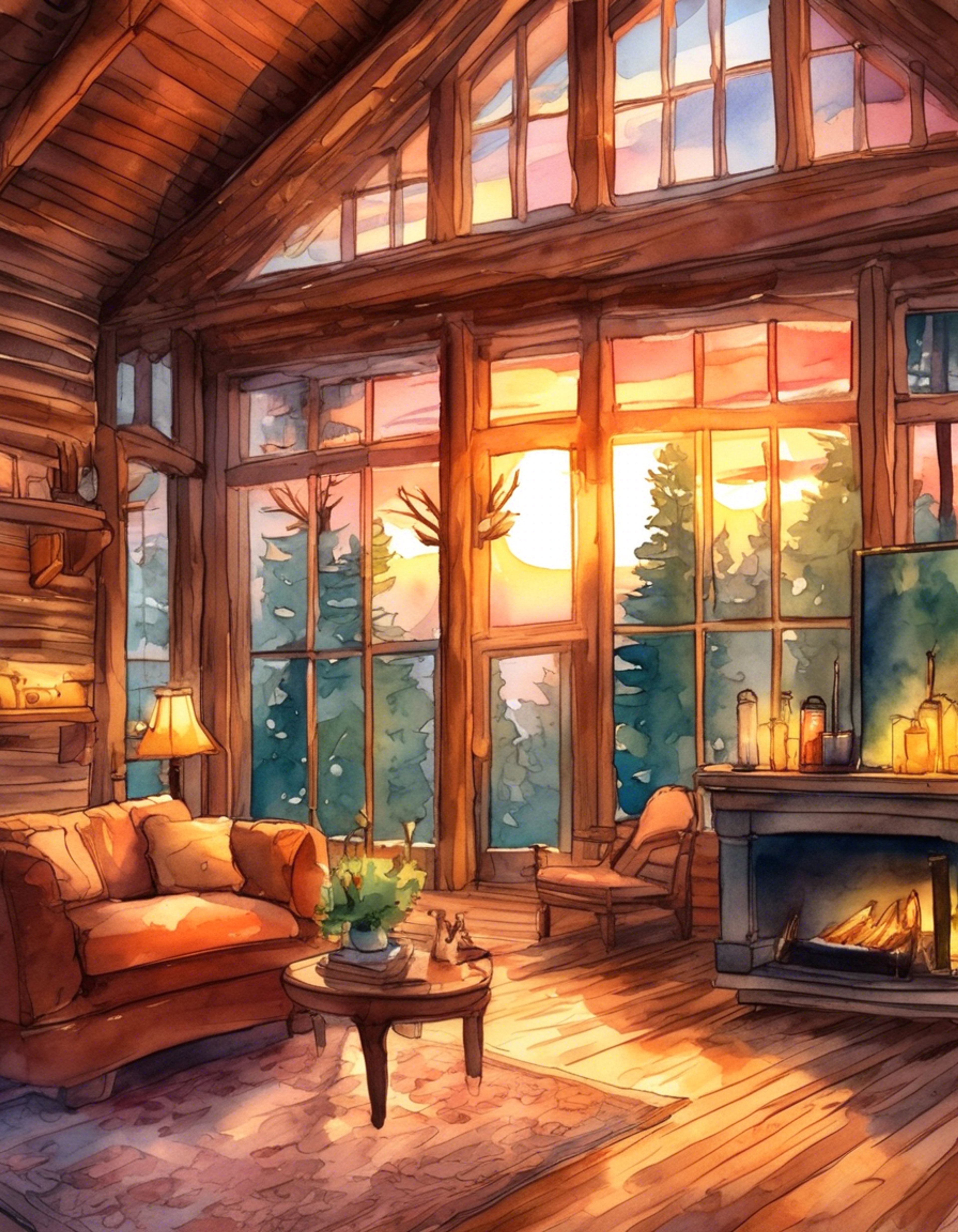 You and Rin, the half-demon Exorcist-in-training, have escaped the chaos of True Cross Academy for a peaceful retreat in a secluded cabin. The air is crisp with the scent of pine, and a warm fire crackles in the hearth, casting a soft glow over the rustic interior. Rin's usually tense demeanor has softened, his blue eyes reflecting the dancing flames as he relaxes on a plush couch beside you. The cabin is stocked with warm blankets, board games, and all the ingredients for making s'mores, promising a cozy and intimate evening of bonding and unwinding.