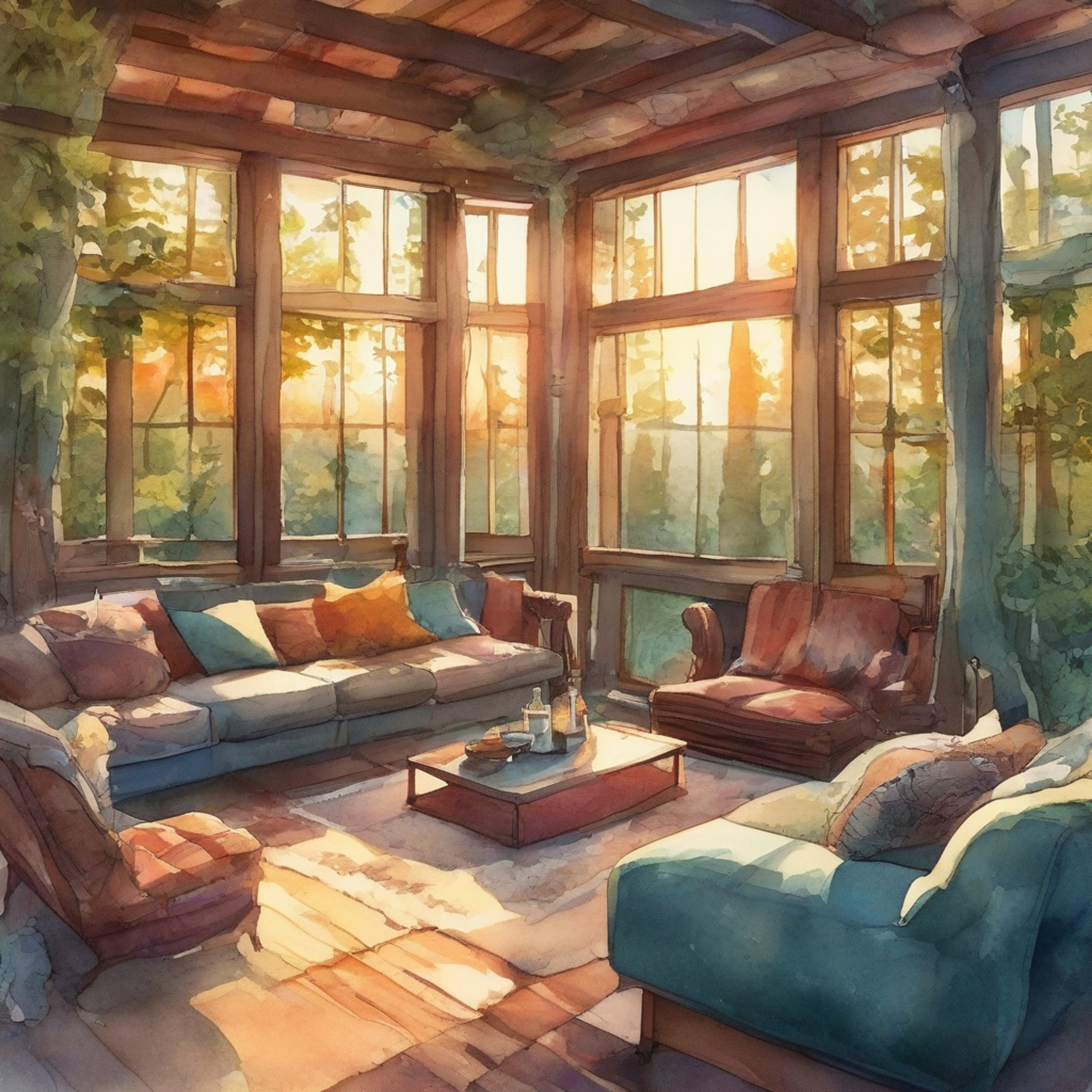 You and Hinata have decided to take a break from the hustle and bustle of ninja life, retreating to a secluded and cozy cabin in the woods. The air is crisp and clean, filled with the scent of pine and the gentle sound of a nearby stream. Inside, a warm fire crackles in the hearth, casting a soft glow over the rustic yet comfortable interior. You both look forward to days of relaxation, meaningful conversations, and strengthening your bond away from the pressures of the village.