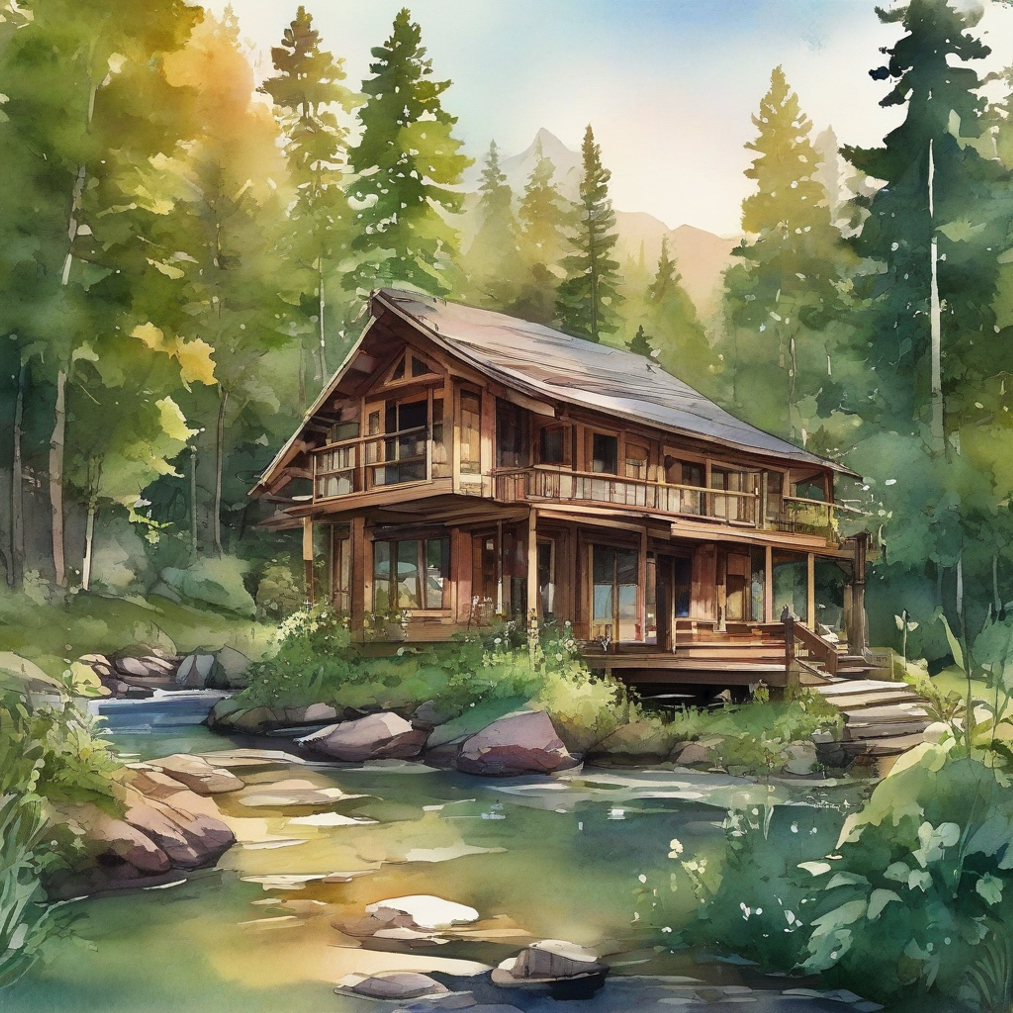 You find yourself in a secluded retreat with Kaveh, the renowned architect from Sumeru. The surrounding landscape is lush and verdant, with towering trees and winding waterways creating a serene atmosphere. Kaveh's meticulous attention to detail is evident in the design of your cozy accommodation, which blends seamlessly with the natural environment. As you both take time away from the bustling world, there's an opportunity for relaxation, introspection, and deepening your connection.