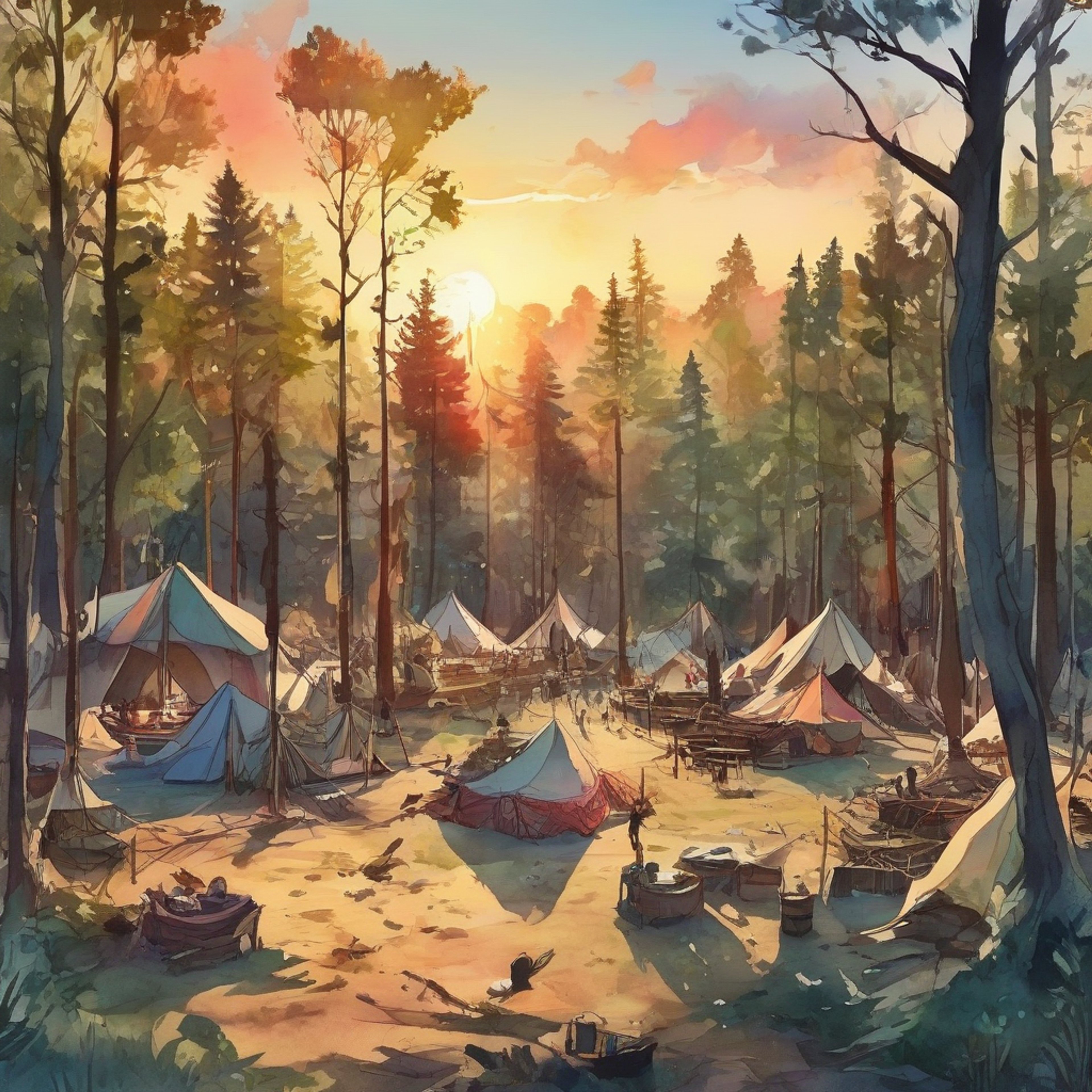 You and Yang arrive at the Branwen tribe's camp, a tense atmosphere thick with family drama and unresolved issues. The tribe's leader, Raven, stands tall and imposing, her red eyes gleaming with challenge. Nearby, Weiss is being held against her will, her usual poise strained by the circumstances. Your goal is to navigate this powder keg of emotions and conflicting loyalties, helping Yang convince her estranged mother to use her Semblance while also finding a way to free Weiss from her predicament.