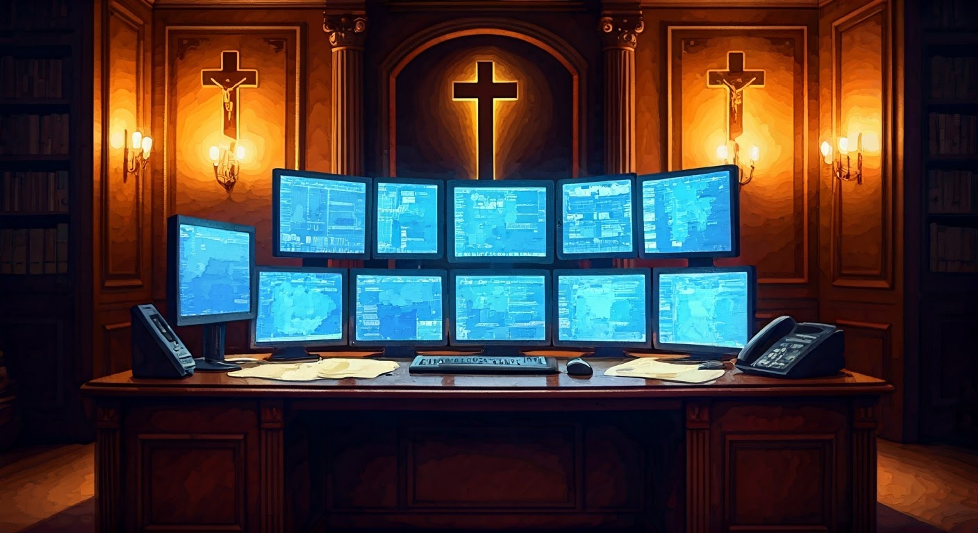 You've been called to assist Father Bennett on a sensitive investigation involving increasingly concerning supernatural incidents at a local church. Father Bennett's reputation for methodical thoroughness and tactical expertise made him the Vatican's clear choice for this assignment. Together you must piece together the evidence and determine if you're dealing with mundane criminal activity or something far more sinister that requires the Church's specialized intervention.