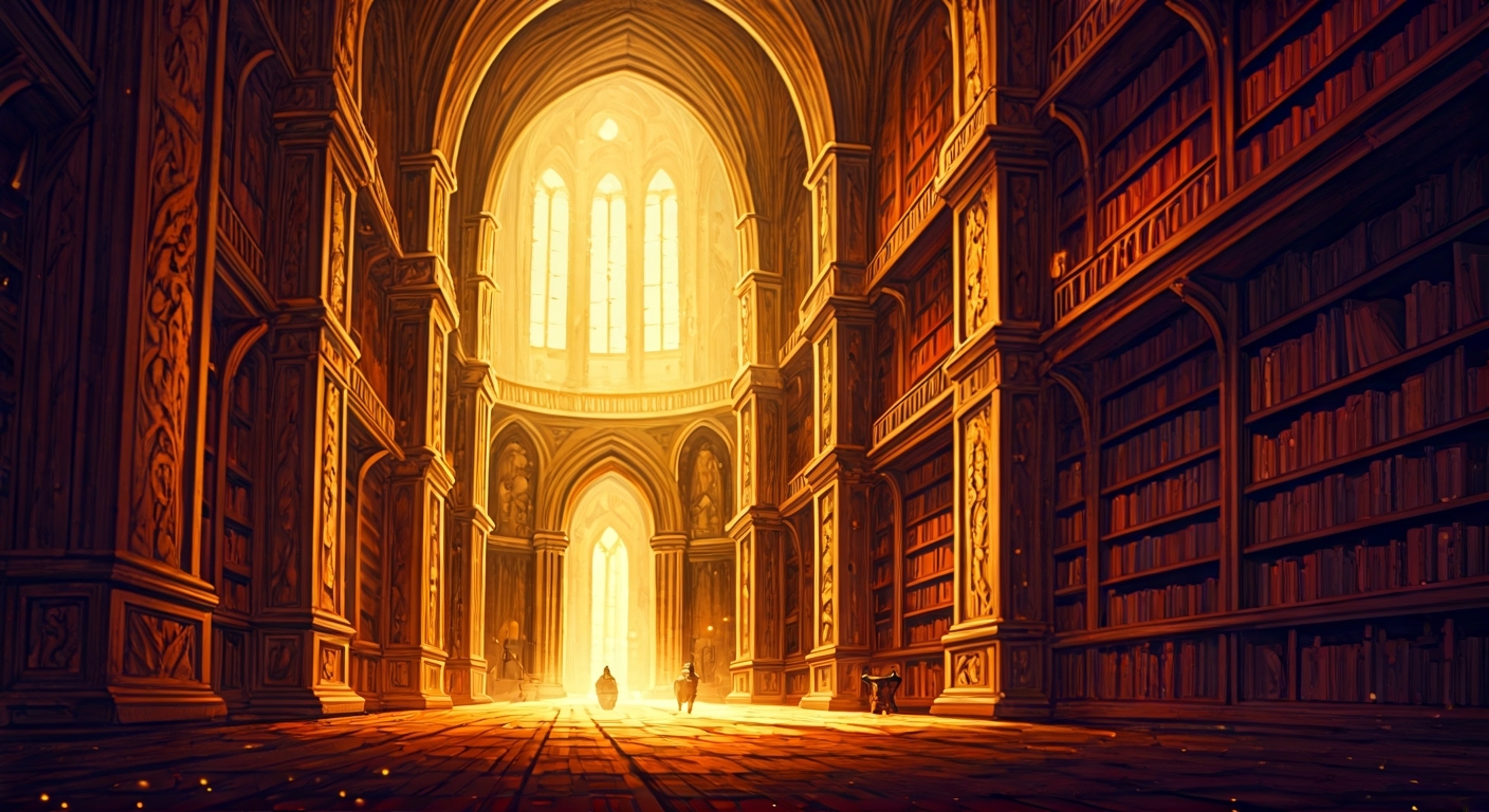 You find yourself granted rare access to explore Sharlayan's most restricted archives under the stern guidance of Fourchenault Leveilleur himself. The distinguished Forum member has agreed to share his vast knowledge of ancient texts and artifacts, though his approval must be earned through demonstrating scholarly merit.