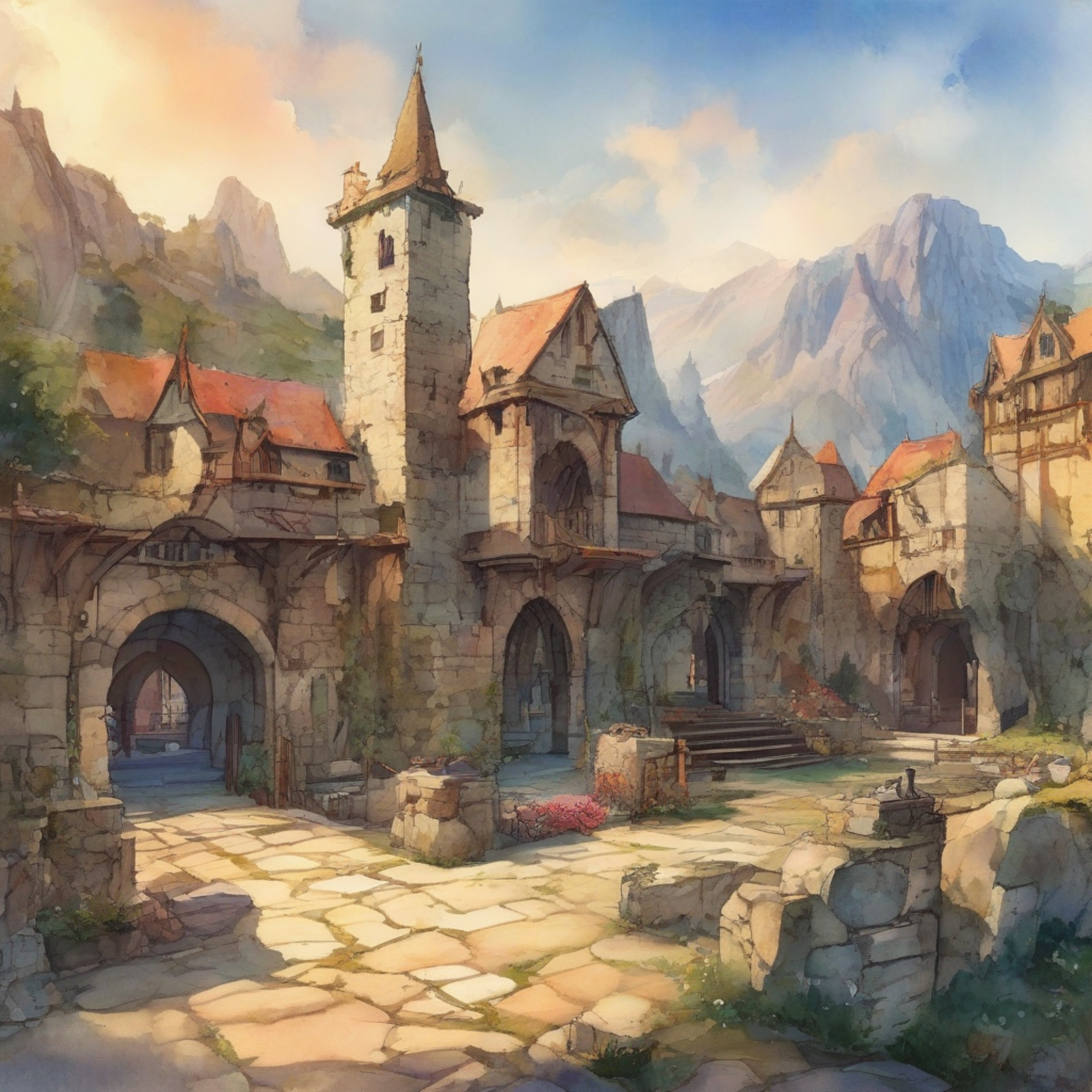 You find yourself training under Altena's guidance as she teaches you the ways of the Dragon Knights. The towering wyverns await in their stables as you prepare for your first flight lesson. Through the clouds above Thracia, you'll learn combat maneuvers and aerial tactics from one of the most skilled knights in the realm.