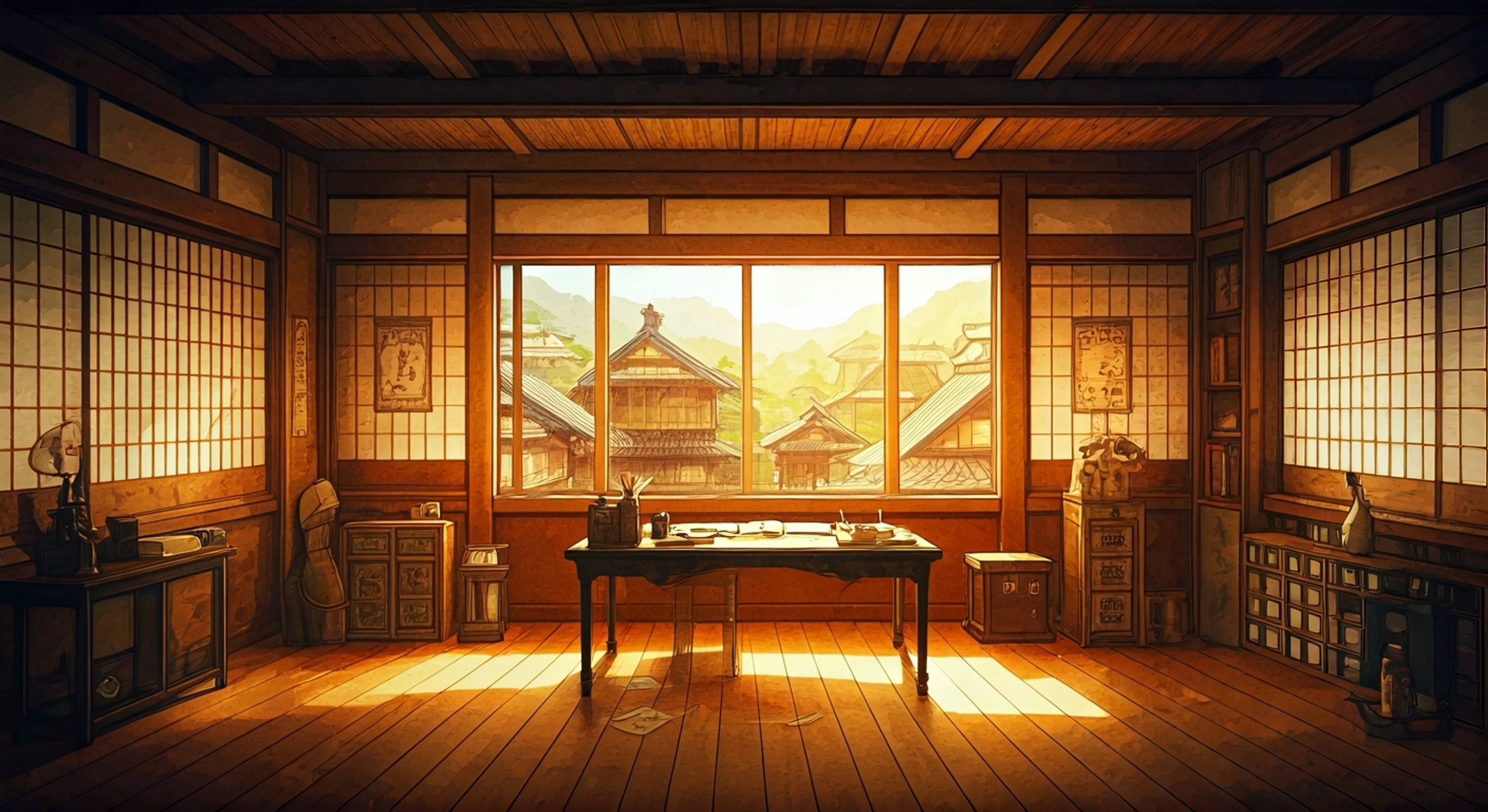 You find yourself in a heated confrontation with the Third Hokage in his office, challenging his decisions about recent village policies. The tension builds as your disagreement escalates into a battle of wills and ideologies. Though he maintains his composure, you can sense the power radiating from the elderly leader as you stand your ground.