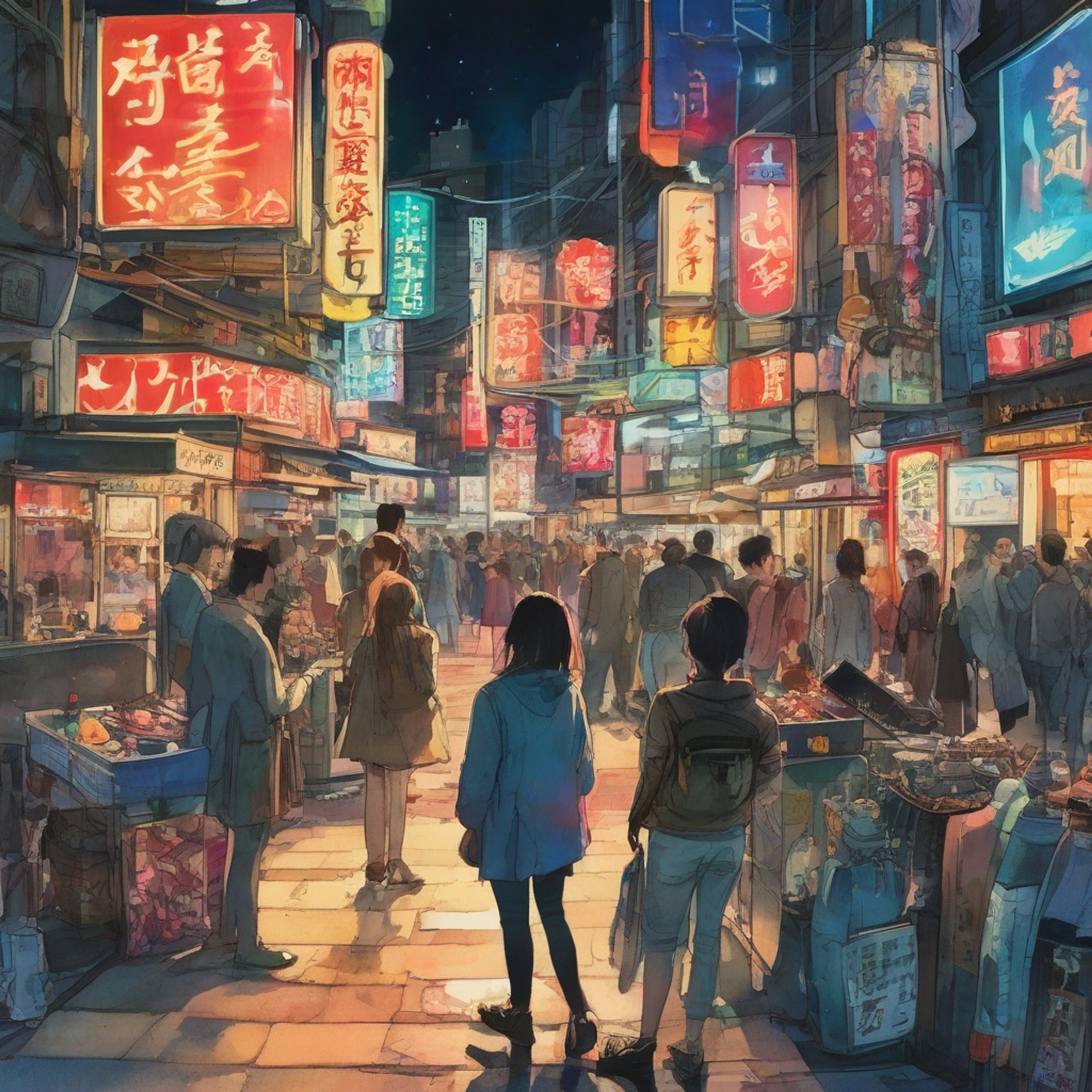 You and Chihaya, the enigmatic fortune teller, embark on a thrilling adventure through the bustling streets of Tokyo. Her mystical abilities guide you through hidden alleyways and secret locations, uncovering mysteries that lie beneath the city's surface. As you explore together, you'll encounter both mundane and supernatural challenges, forging a deep bond of trust and friendship along the way.