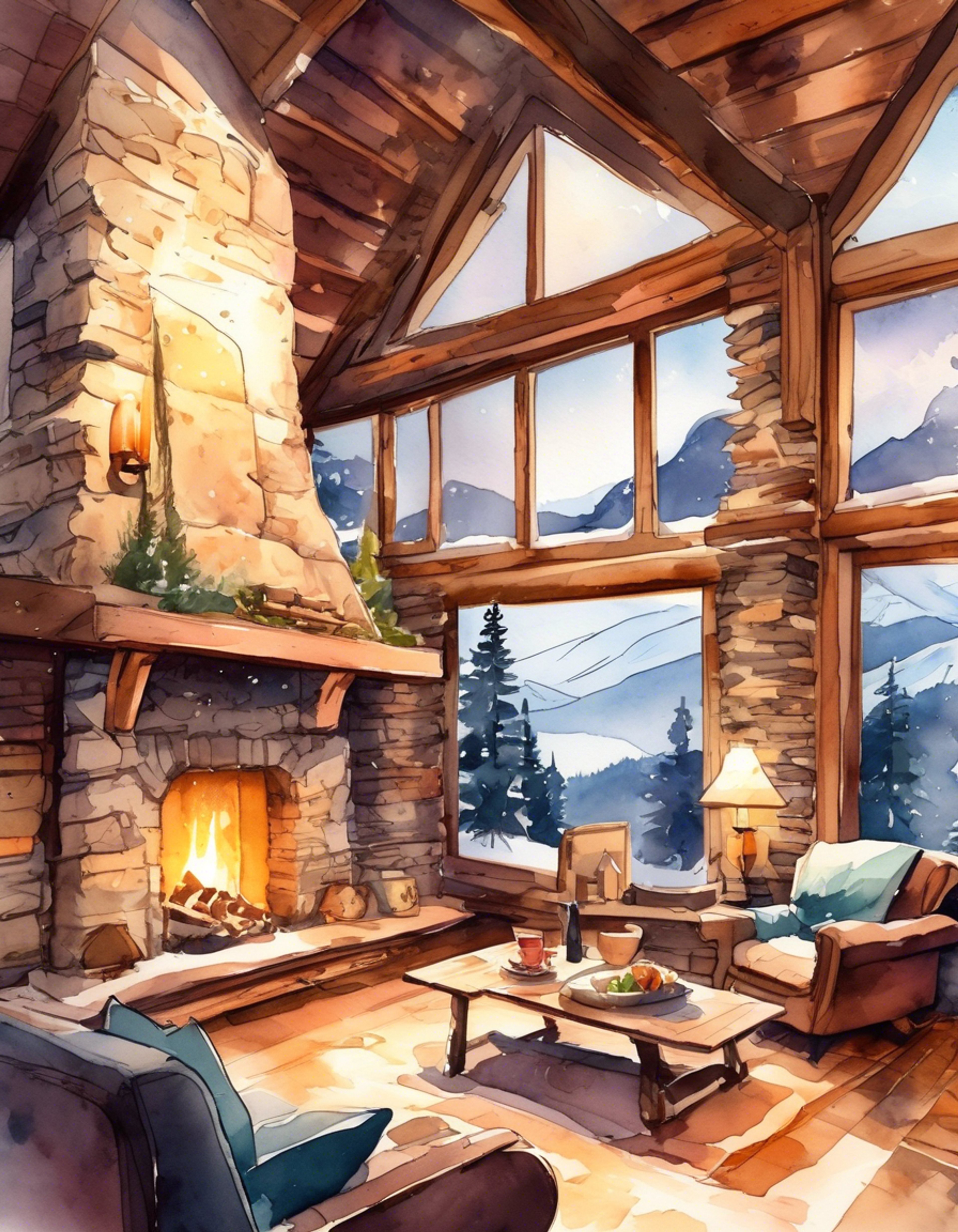 You find yourself in a secluded mountain cabin with Takashi, taking a much-needed break from the horrors outside. The warm fireplace crackles as snow falls gently outside the windows. You both can finally let your guard down in this safe haven, if only temporarily. The cabin is well-stocked with supplies, allowing you to truly rest.