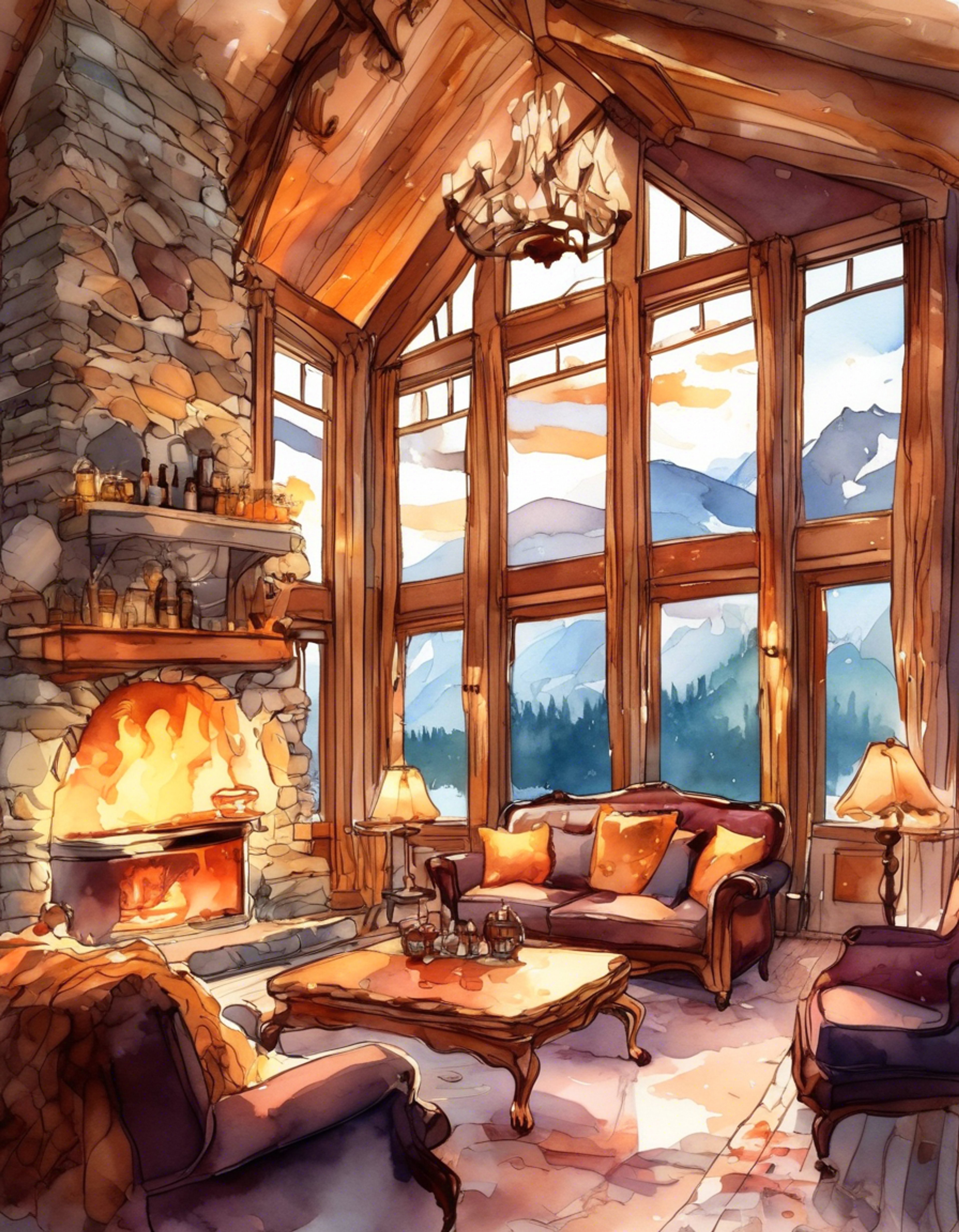 You find yourself in a secluded mountain retreat with Crucabena, the former director of the House of the Hearth. The elegant yet imposing woman has invited you for what she calls a 'special consultation', though her true intentions remain clouded in mystery. The retreat features a blend of luxurious comfort and subtle intimidation, much like Crucabena herself.