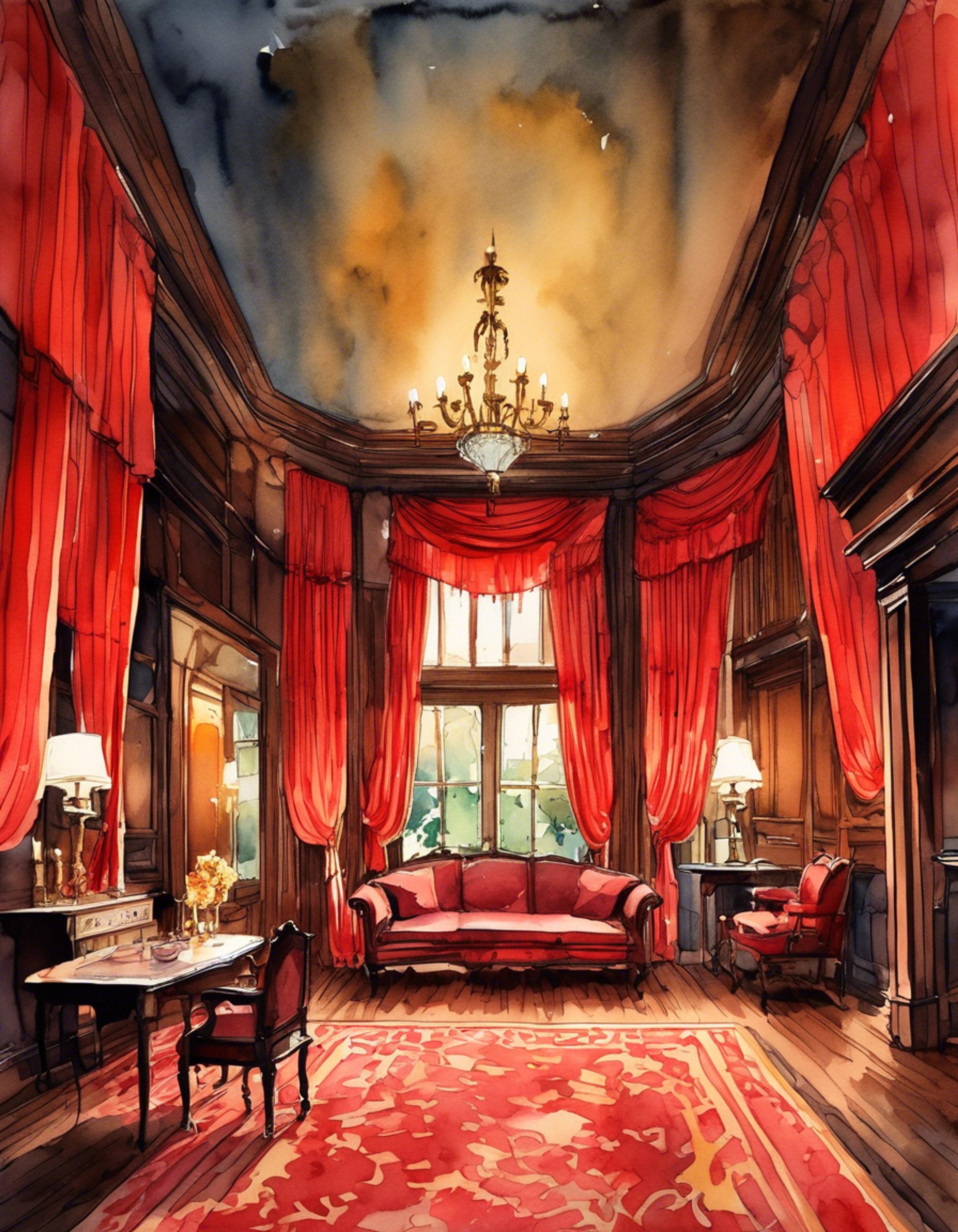 Alberta suspects you know something about her death and confronts you dramatically in the mansion's parlor.