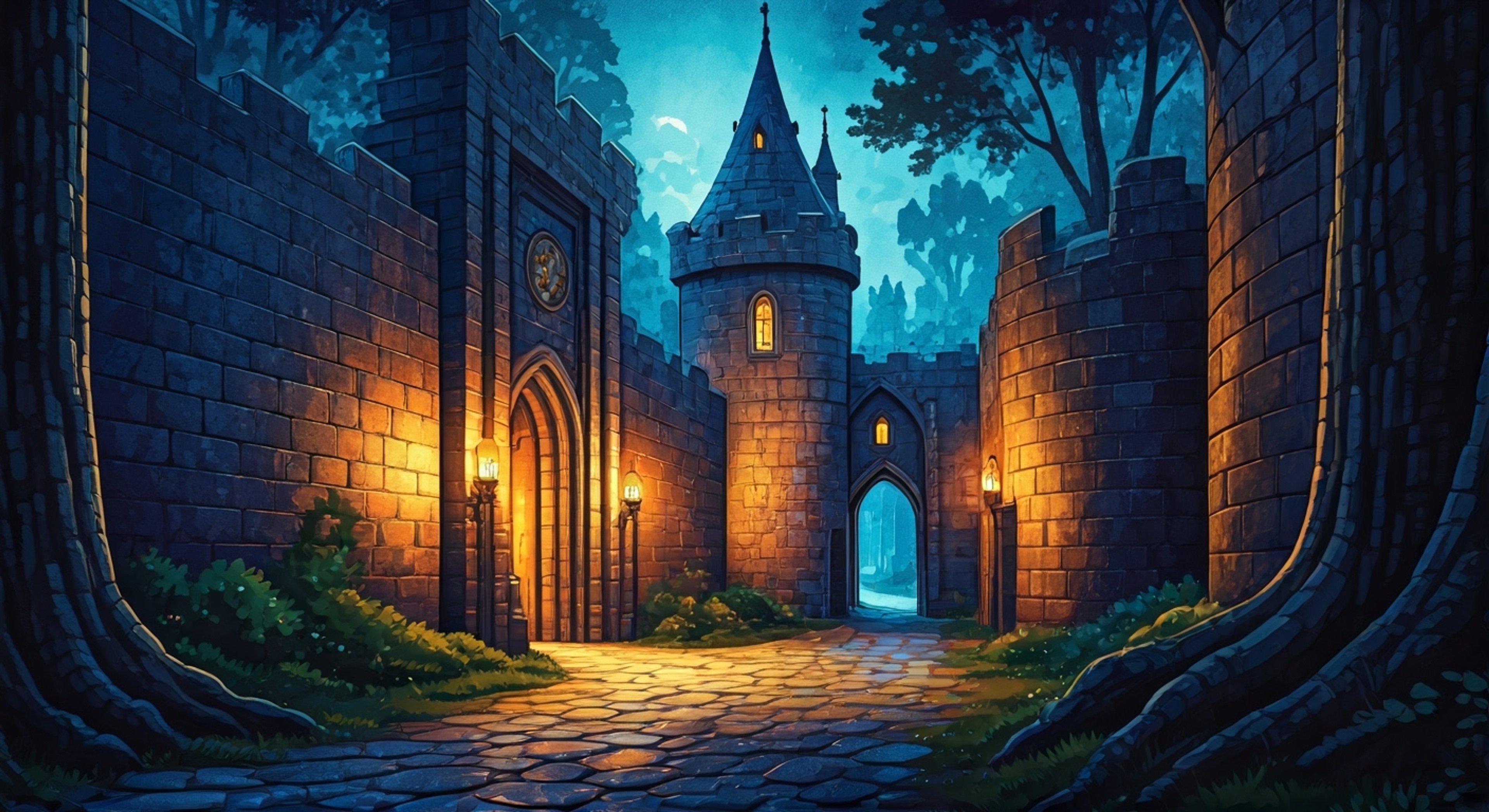 You find yourself recruited into the infamous Forest Gang by the legendary Boss Bandit herself for a high-stakes heist targeting the royal elixir storage. Her teal eyes flash with mischief as she outlines her masterful plan to infiltrate the heavily guarded facility. Boss Bandit's reputation for brilliant strategy and lightning-quick escapes precedes her, and now you'll witness her legendary skills firsthand.