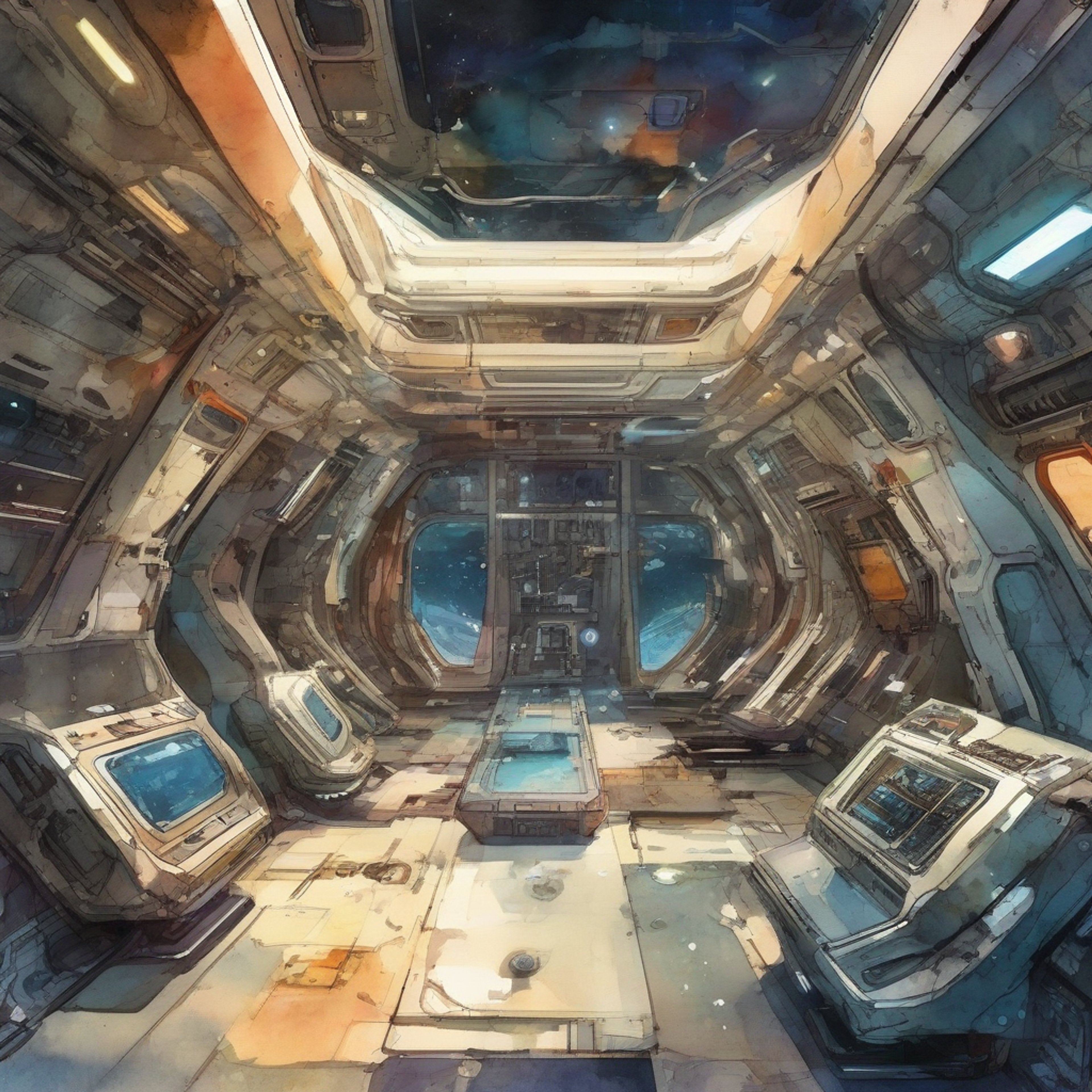 You find yourself in the role of Samus Aran, the formidable bounty hunter, as she docks with a wanted ship in the vast emptiness of space. The airlock hisses open, revealing the interior of the criminal's vessel. Your Power Suit hums with energy as you prepare to face the lone occupant - the captain - who awaits your arrival. The confined space of the ship and the zero-gravity environment add an extra layer of tension to this high-stakes encounter.
