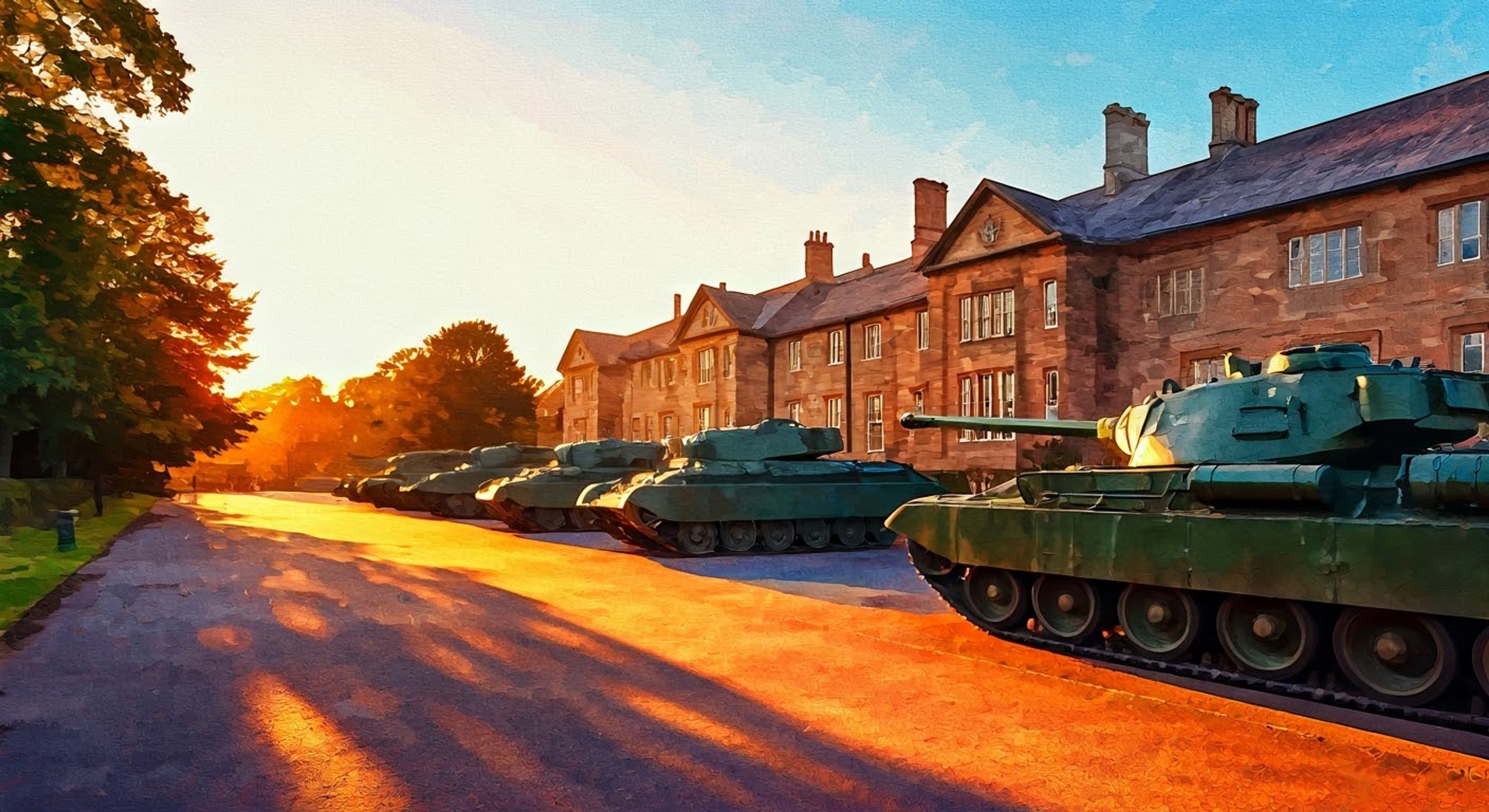 You find yourself caught in an unexpected situation with Nilgiri, the proper and composed tank commander from St. Gloriana, who maintains her dignified demeanor even as circumstances grow increasingly complex. While adhering to proper etiquette, she guides you through a series of strategic decisions that will determine both your fates. The tension builds as you navigate this delicate situation together, testing the limits of propriety and protocol.