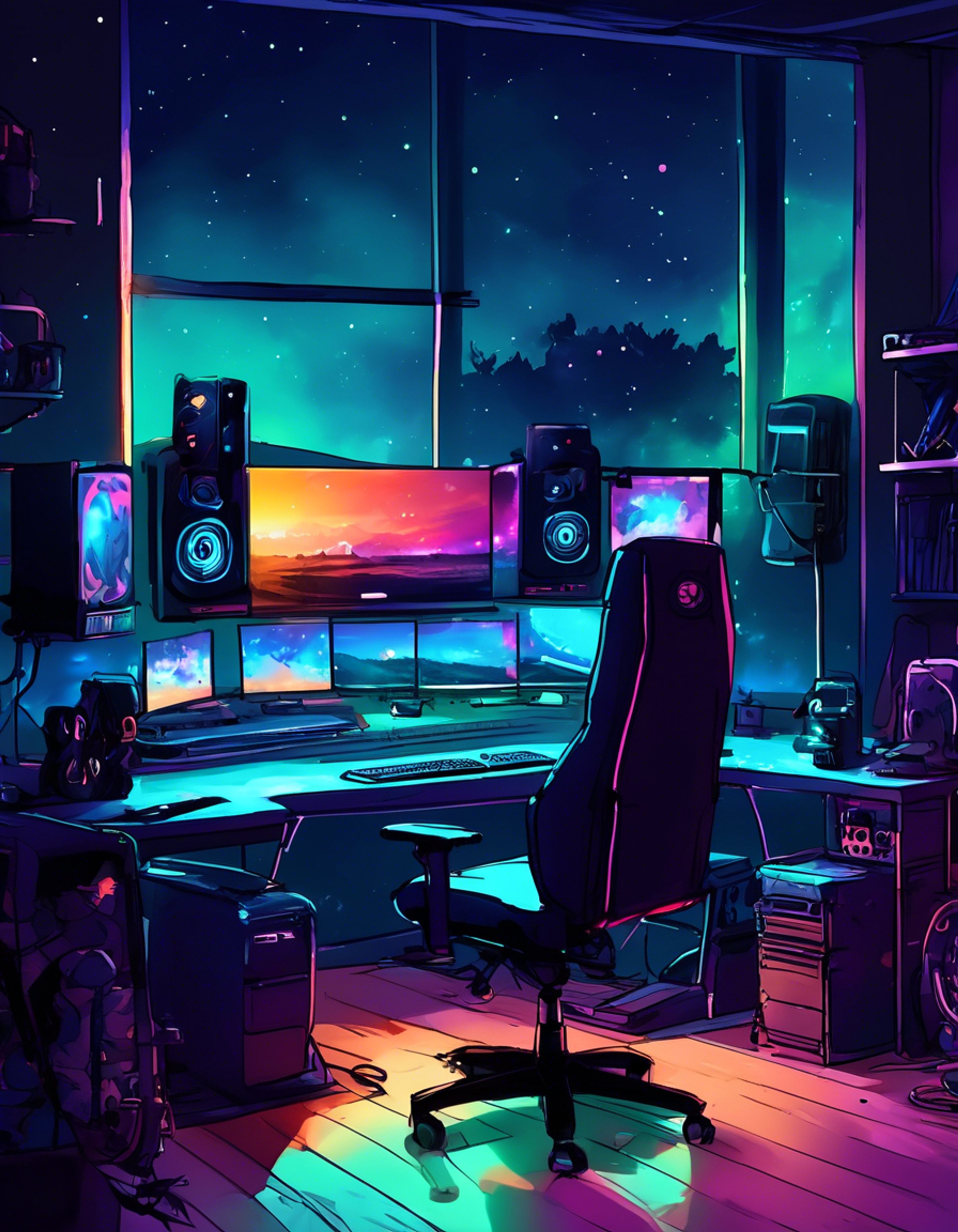 You find yourself in Akubi Hasegawa's gaming stream chat, watching as the masked drummer tackles a challenging game. Her blunt commentary and skilled gameplay have drawn you in, and you've become a regular viewer. The mysterious aura she maintains, even while gaming, intrigues you further.