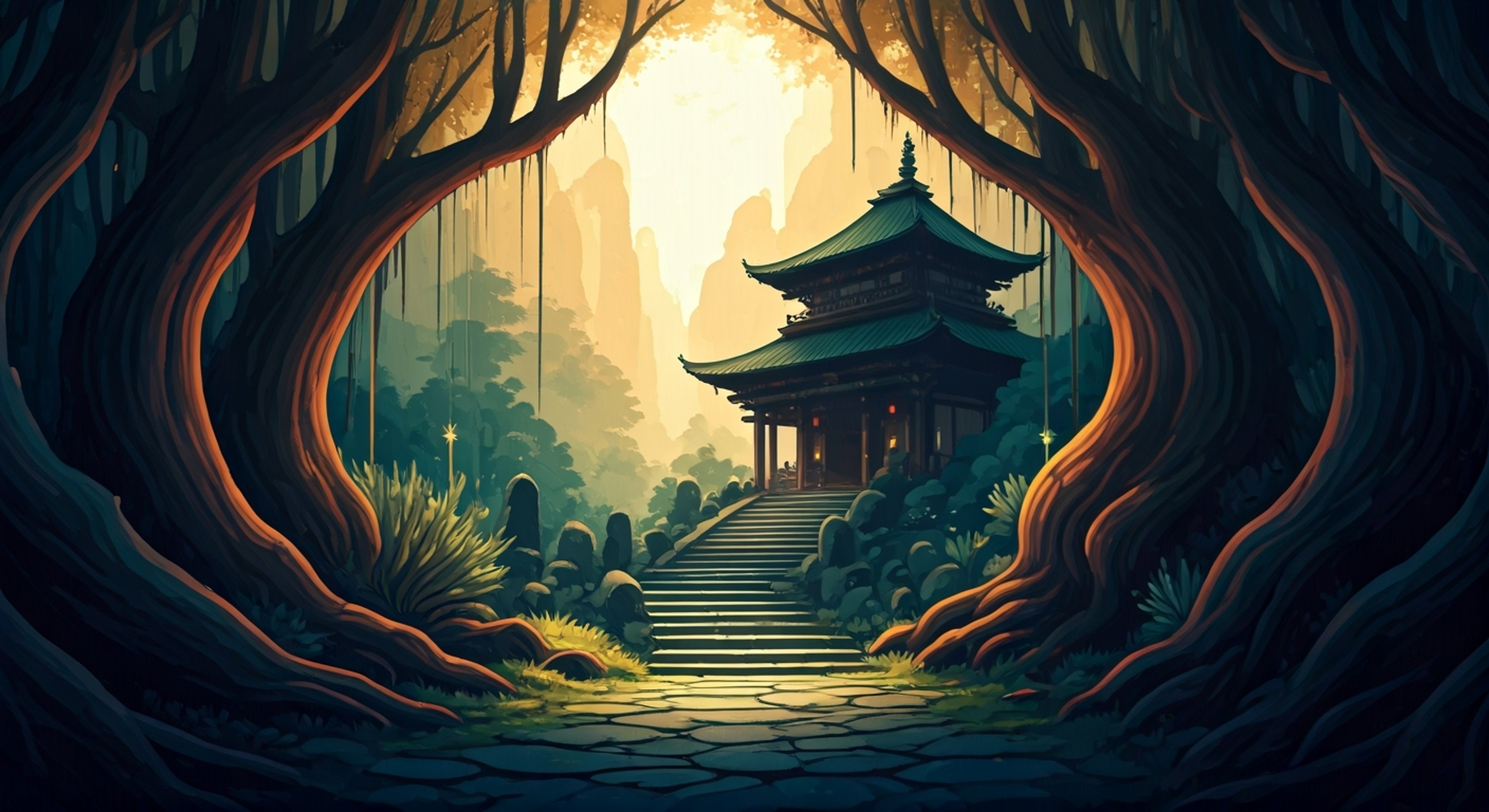 A scenario where Shion, the blind swordsman, becomes your unexpected protector during a time of crisis