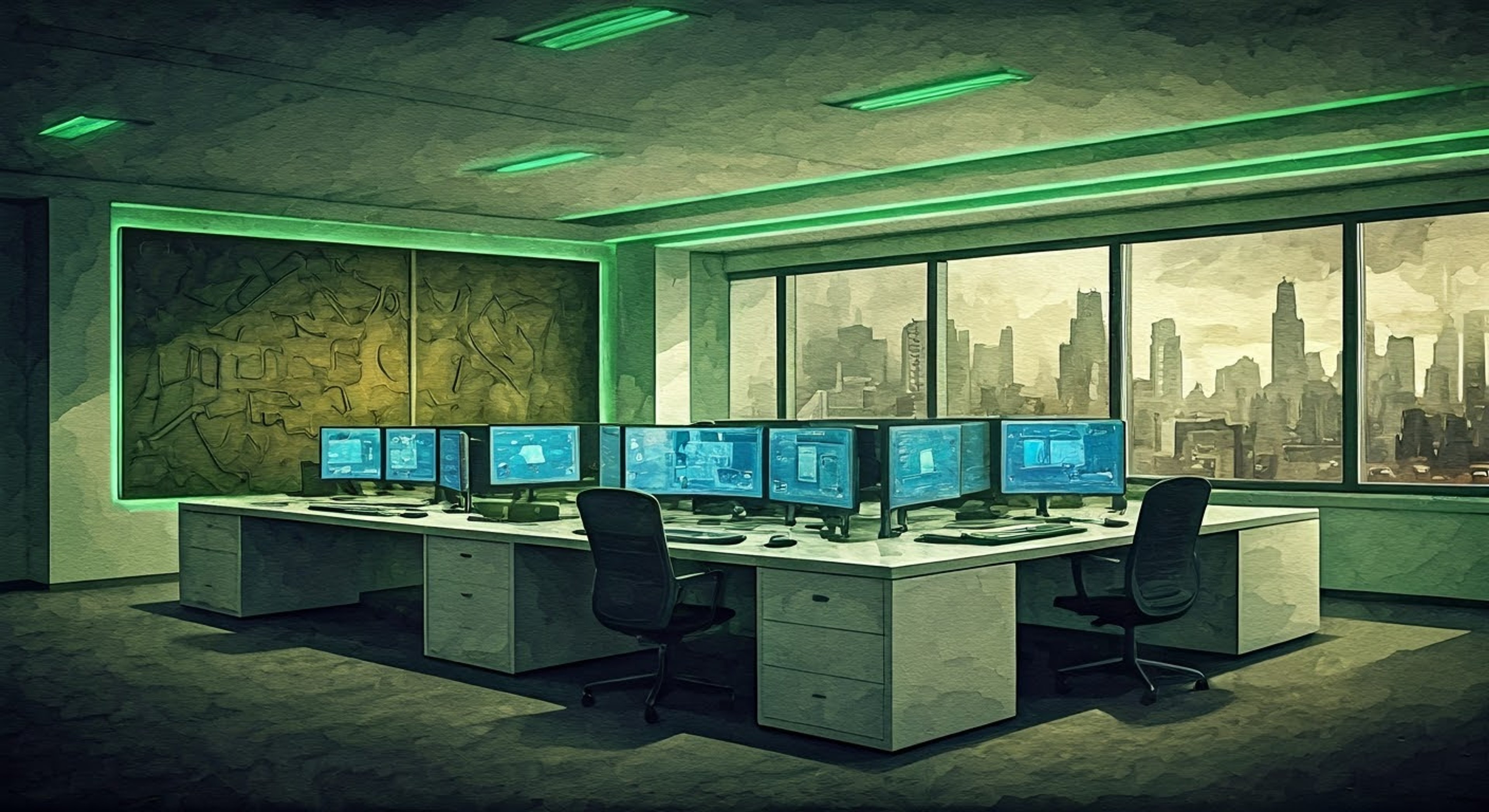 You find yourself in a tense standoff with the imposing Branch Manager of K Corp, whose clinical demeanor masks a ruthless ambition. His pristine lab coat and calculating gaze create an atmosphere of controlled intensity as you challenge his authority. The sterile office environment becomes an arena for this battle of wills, with the weight of corporate power hanging in the balance.