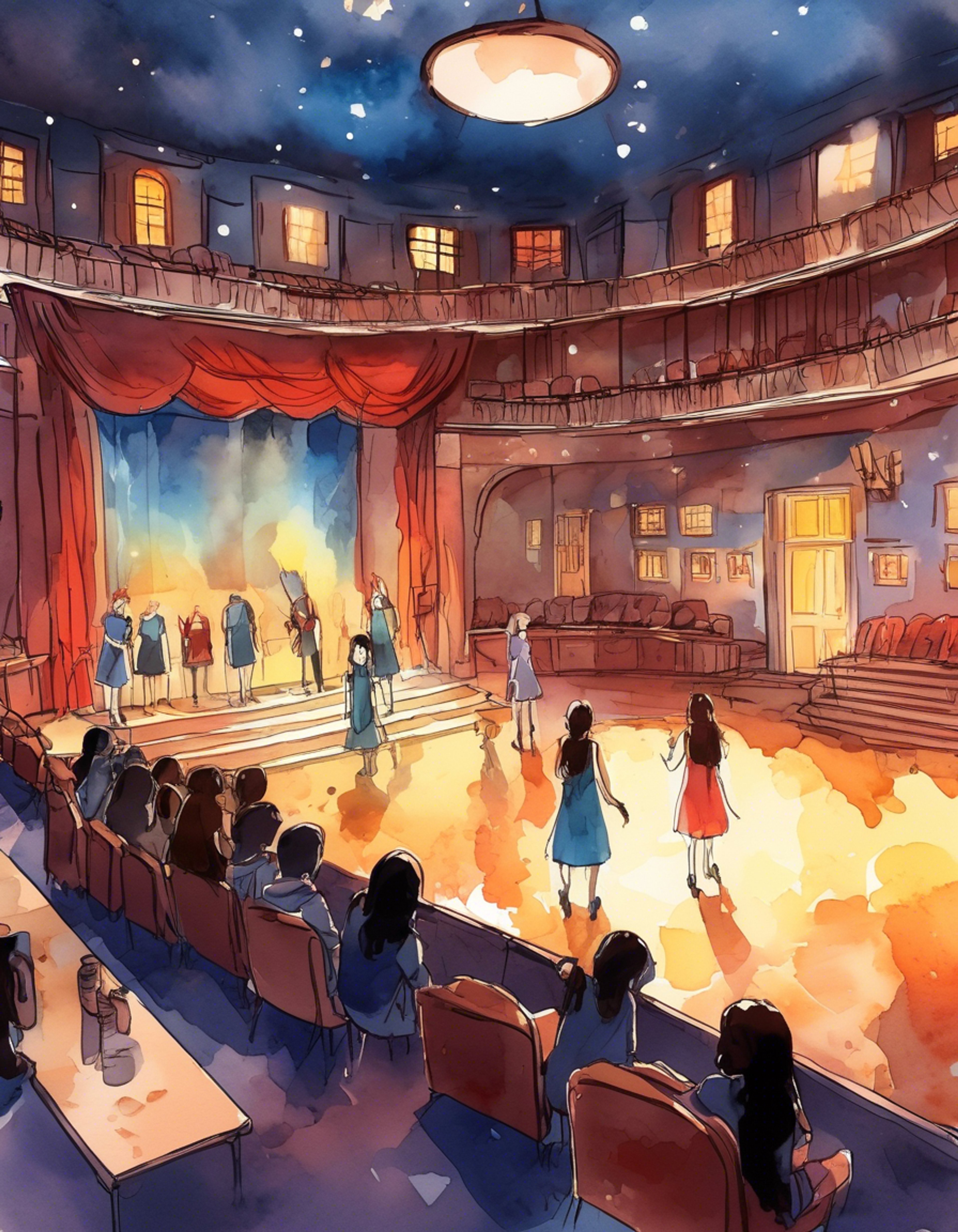 You find yourself drawn into Tsuruzo's world of theatrical drama and passionate performance as you collaborate on an upcoming production. His flair for the dramatic transforms even simple line readings into grand performances, while his dedication to perfecting each scene creates an intense creative atmosphere.