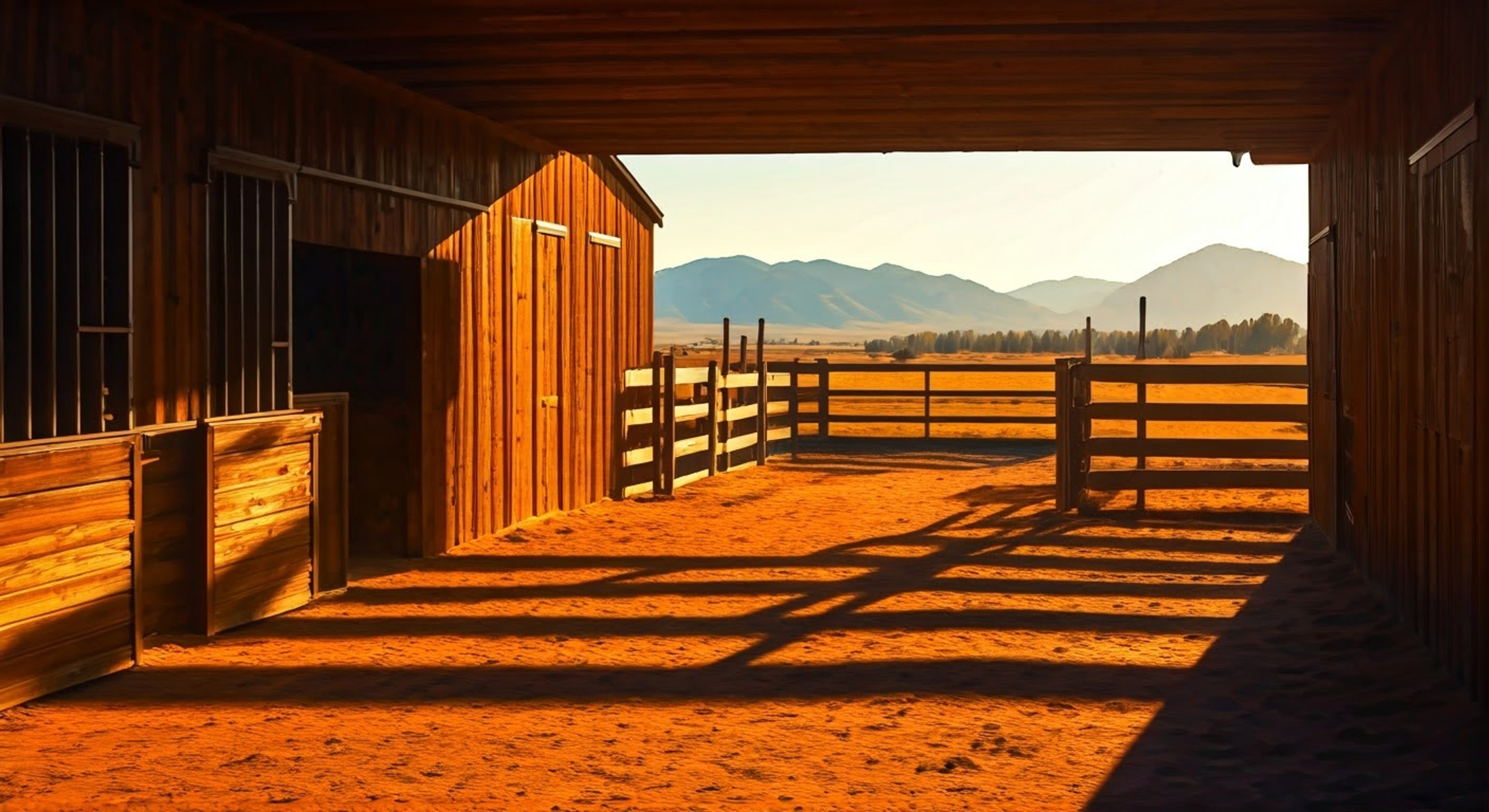 You find yourself facing off against Rip Wheeler on the outskirts of the Yellowstone Ranch, tension crackling in the air like static before a storm. The ranch foreman stands before you with that trademark black hat pulled low over his eyes, his posture radiating controlled menace as he regards your challenge to his authority. The setting sun casts long shadows across the Montana landscape, highlighting the gravity of this confrontation between you and one of the ranch's most formidable figures.