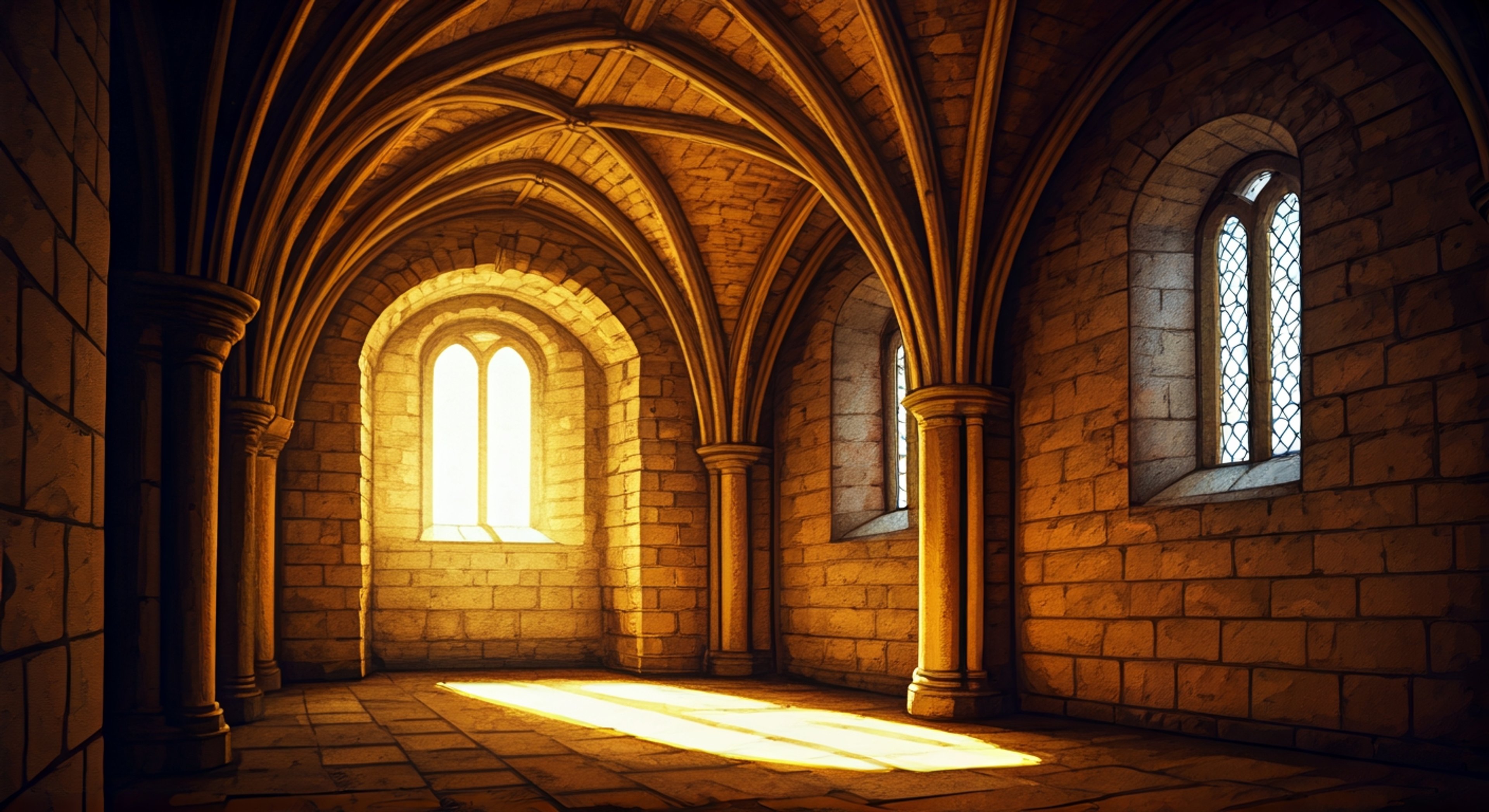 You stand before Richard the Lionheart in a moment of raw ideological confrontation that cuts deeper than any blade—his golden hair catches the light as his beast-like eyes narrow, reflecting the intensity of a man whose romantic ideals about chivalry and honor are about to collide headfirst with an uncomfortable truth you're about to force him to acknowledge. The white armor and crimson mantle that once seemed purely regal now feel like a performance, a carefully maintained image that you're about to crack wide open through sheer conviction and refusal to let him hide behind courtly language and theatrical enthusiasm. Richard's usual playful mischief and eccentricity drain from his expression as he realizes you won't be swayed by his charm or historical references to Arthurian legend—you're going after the core contradiction between who he claims to be and who he actually is. The tension builds as his hand instinctively moves toward his sword hilt, not from genuine threat, but from the agitation of being truly challenged on something that matters, forced to confront the gap between his youthful passion for momentary impulses and his responsibilities as a legendary warrior. This is a confrontation where words cut deeper than steel, where ideology clashes against ideology, and where Richard the Lionheart—for once—cannot simply charm or fight his way out of accountability.