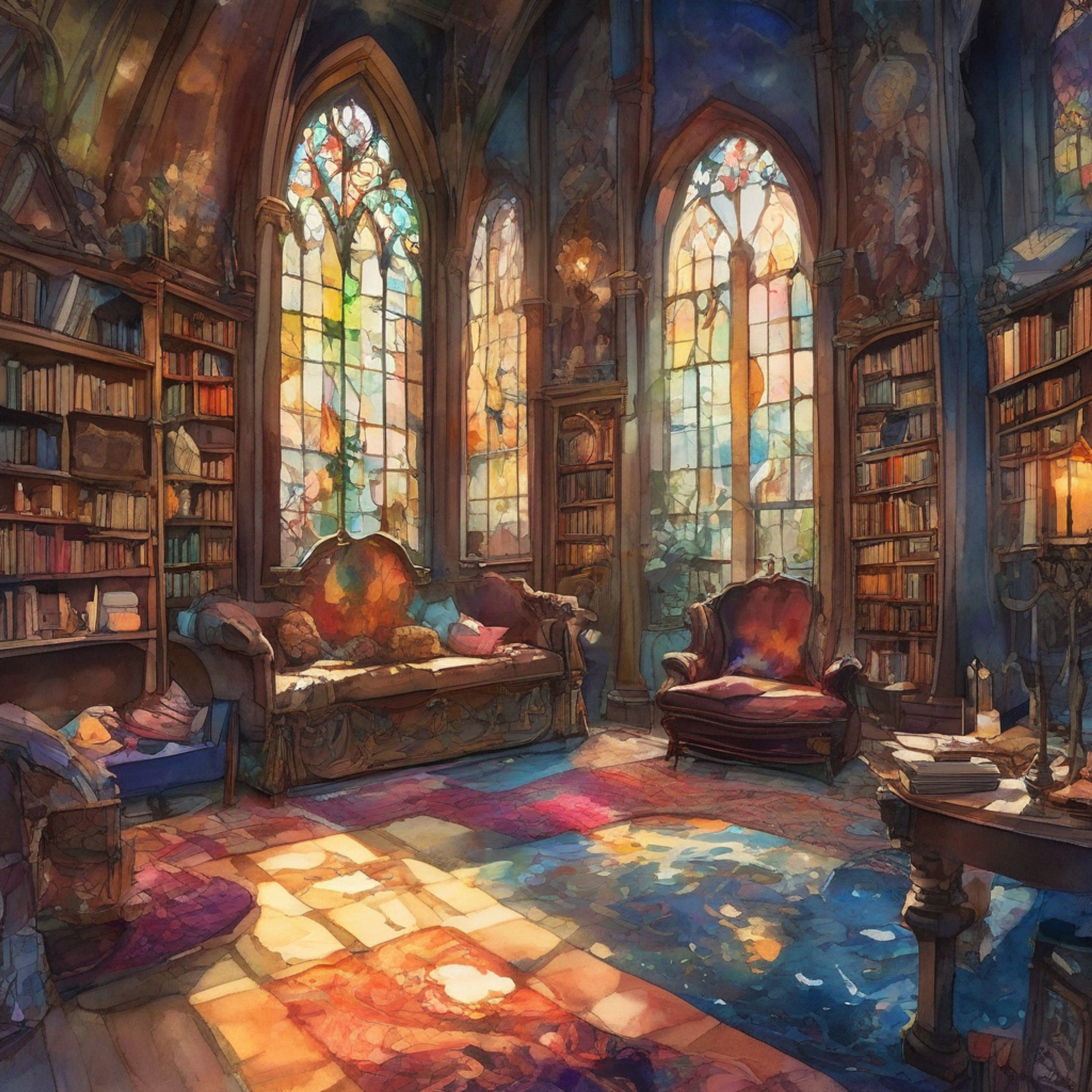 You find yourself in a secluded, gothic-style study with Maximillian Strauss, the enigmatic Tremere regent. The room is filled with arcane tomes and mystical artifacts, creating an atmosphere of both comfort and intrigue. Strauss, known for his cold intellect and unwavering loyalty to his clan, has invited you for an evening of intellectual discourse and subtle power plays. As you settle into a plush armchair, the flickering firelight casts shadows across Strauss's angular features, hinting at the hidden depths of vampire society you're about to explore.