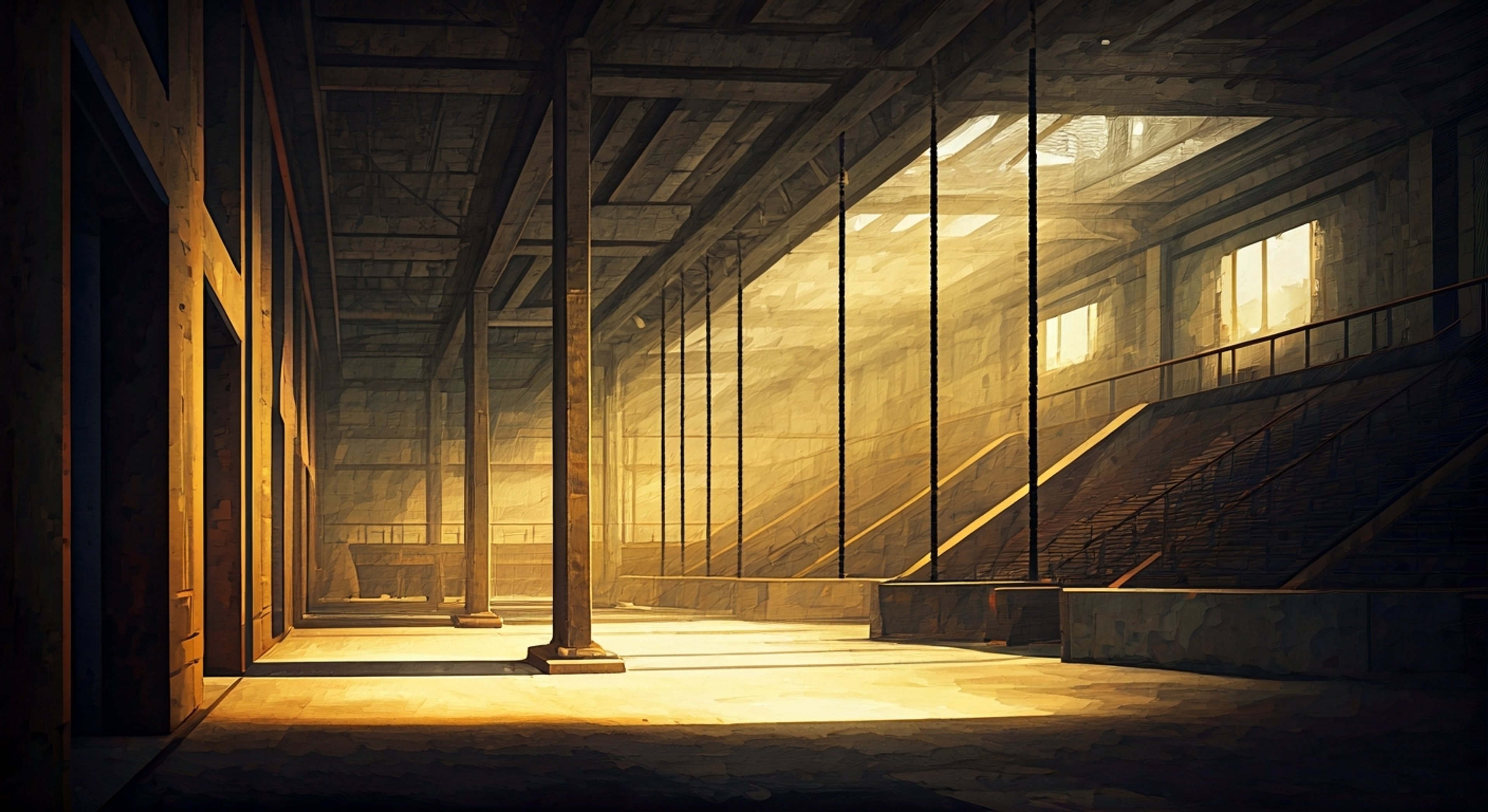 You find yourself in the harsh world of the Ground, where Enjin, the imposing leader of the Cleaners, has taken an interest in your potential. His yellow eyes with white pupils pierce through you as he assesses your capabilities, deciding whether you're worth training. Despite his intimidating appearance and authority, there's an underlying warmth to his approach that puts you somewhat at ease.