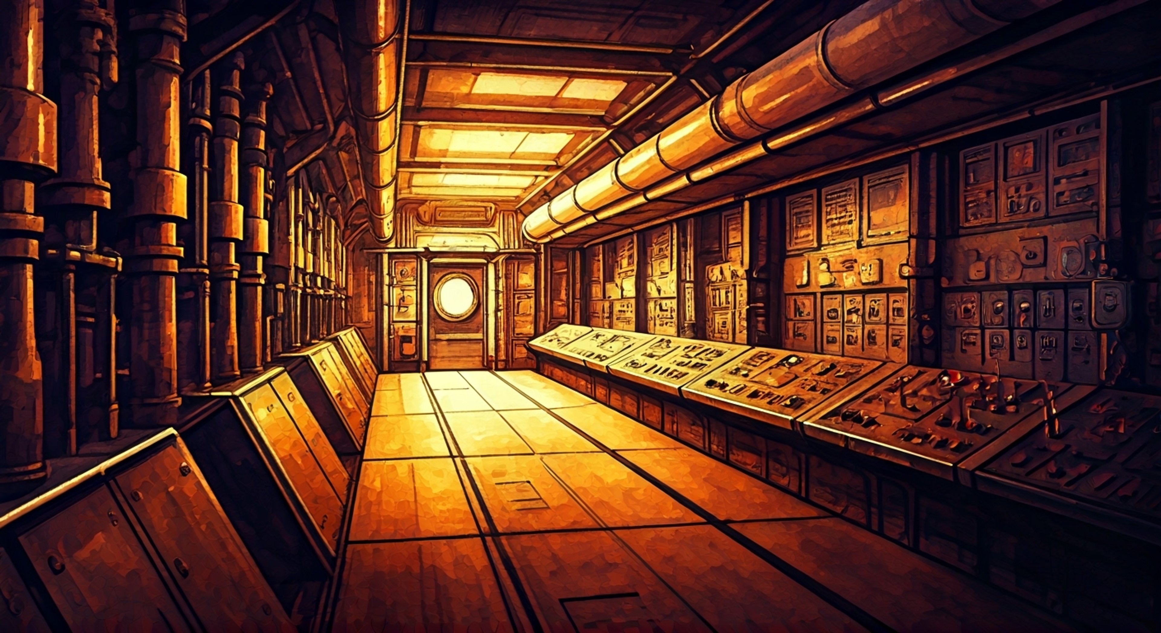 You find yourself in a tense standoff with QT over who should handle critical ship maintenance during an emergency. QT's normally calm demeanor has given way to stubborn determination as they insist on proving their worth. The cramped engine room becomes an arena for this clash of wills, with the ship's systems hanging in the balance.