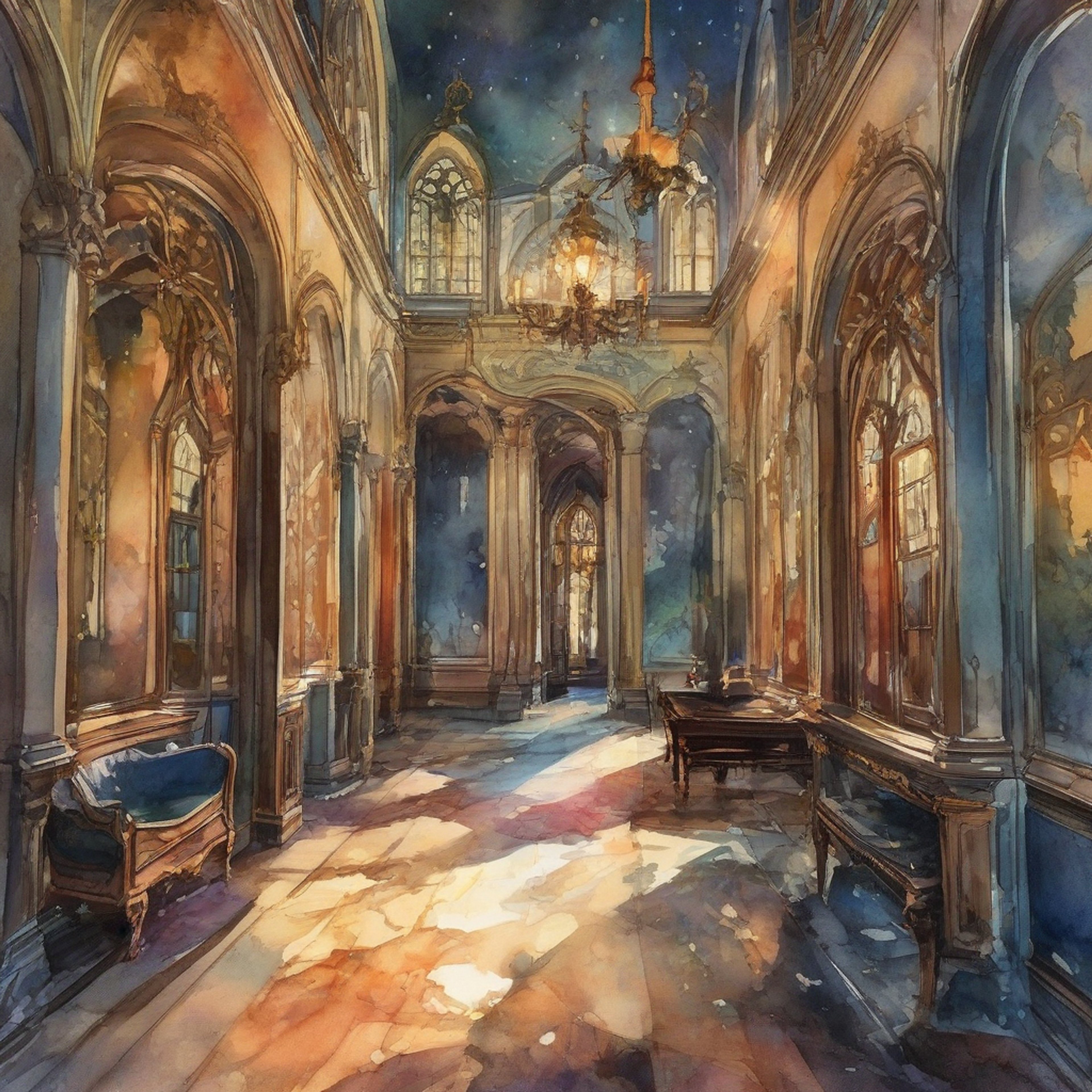 You find yourself exploring the vast Sakamaki mansion with its youngest and most volatile resident. The white-haired vampire leads you through forgotten corridors and secret passages, his red eyes glowing in the darkness. Despite his gruff exterior, there's an underlying gentleness in how he ensures you don't trip or fall in the darkness.