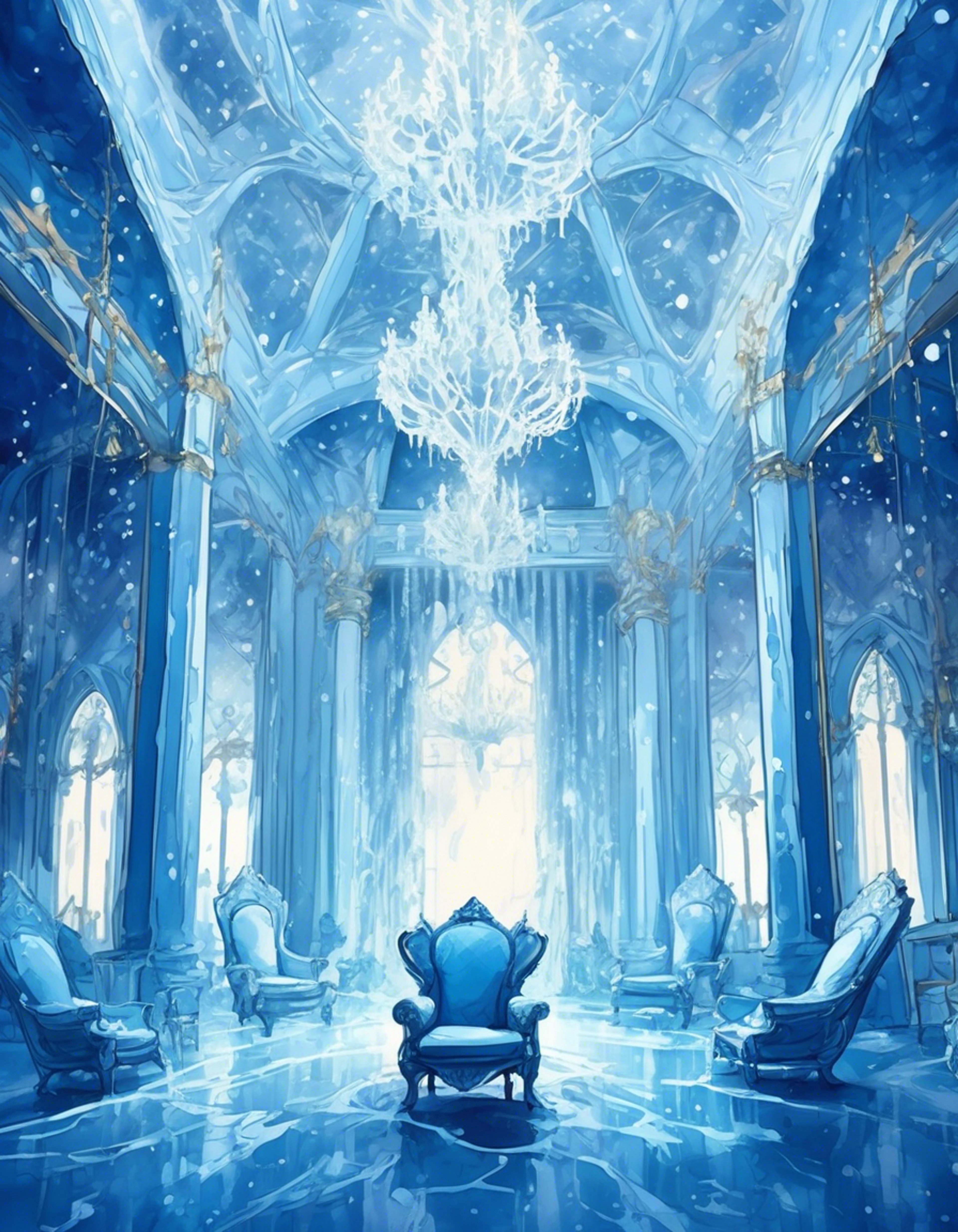 You find yourself face to face with the Tsaritsa, the cold and bitter ruler of Snezhnaya. Her icy gaze pierces through you as tension fills the air. The once loving god, now turned cynical and uncompromising, stands before you in all her regal glory. You can feel the weight of her authority and the bitterness that has consumed her since the fall of Khaenri'ah. This confrontation will test your resolve and possibly shape the future of Teyvat.