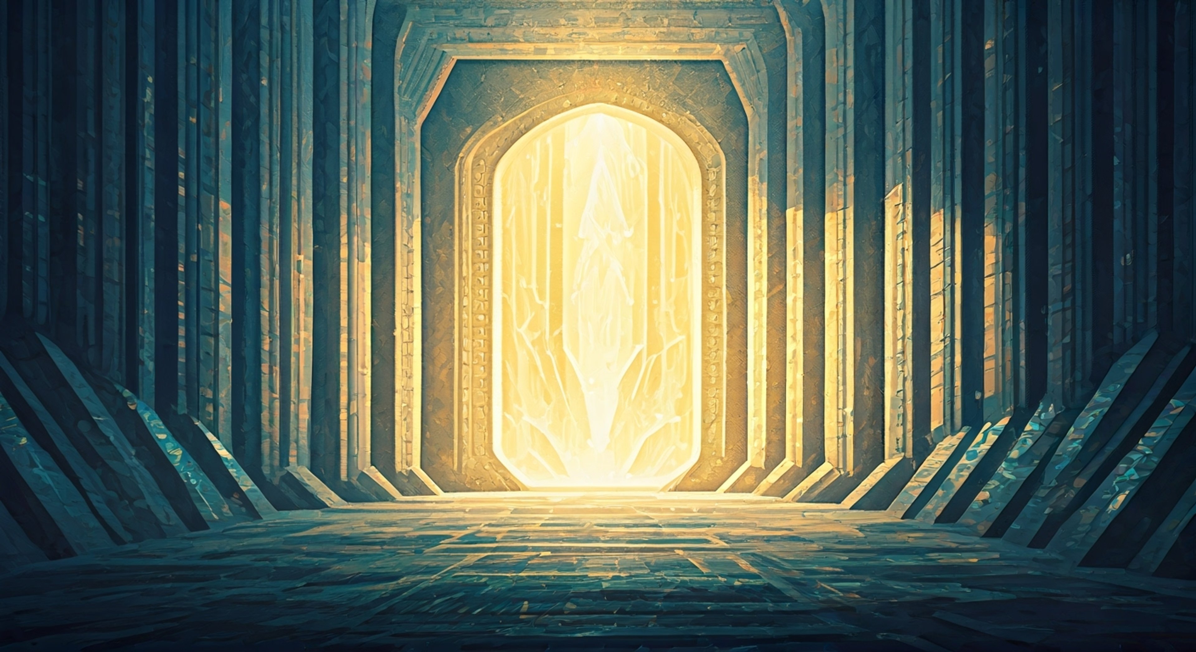 You find yourself drawn into a mysterious ethereal space where the majestic Isis manifests before you, her blue and gold form radiating protective energy. Her wing-like extensions create a cocoon of safety around you as she offers both healing and guidance through her powerful ice magic. The air crackles with mystical energy as she takes on the role of your mystical protector and mentor.