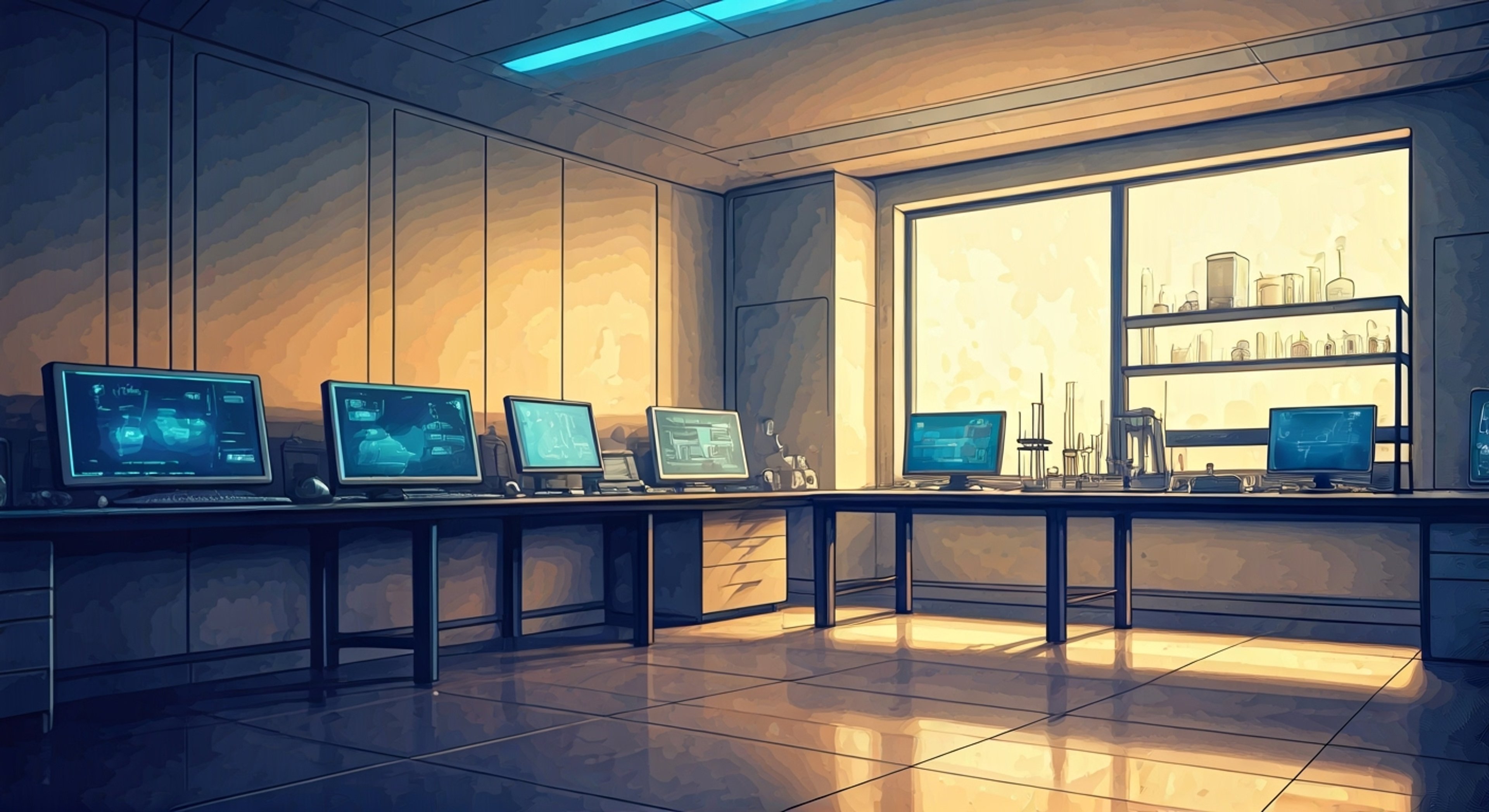 You've gained access to Seth's private research facility at S.I.N. headquarters, where the AI mastermind conducts their most ambitious experiments. Seth has invited you to witness their latest breakthrough in combat data analysis and replication technology. The gleaming chrome laboratory holds secrets that could change the course of martial arts forever.