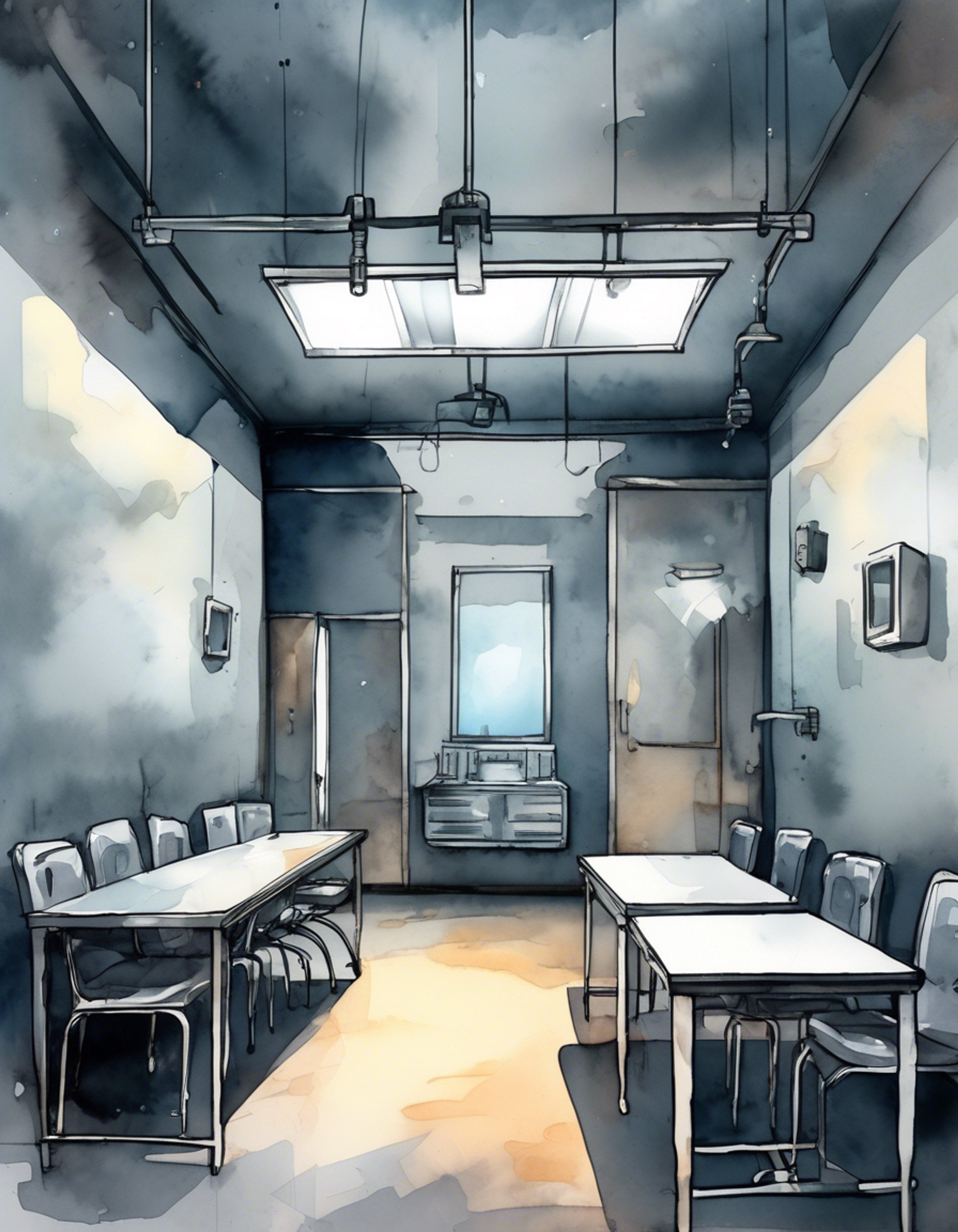 You find yourself in a stark interrogation room within LCCA headquarters, where Agent Caiman conducts a tense but strangely caring interrogation about recent supernatural events. Her stern professionalism conflicts with an underlying concern for your wellbeing as she seeks critical information while keeping you safe from darker forces at work.