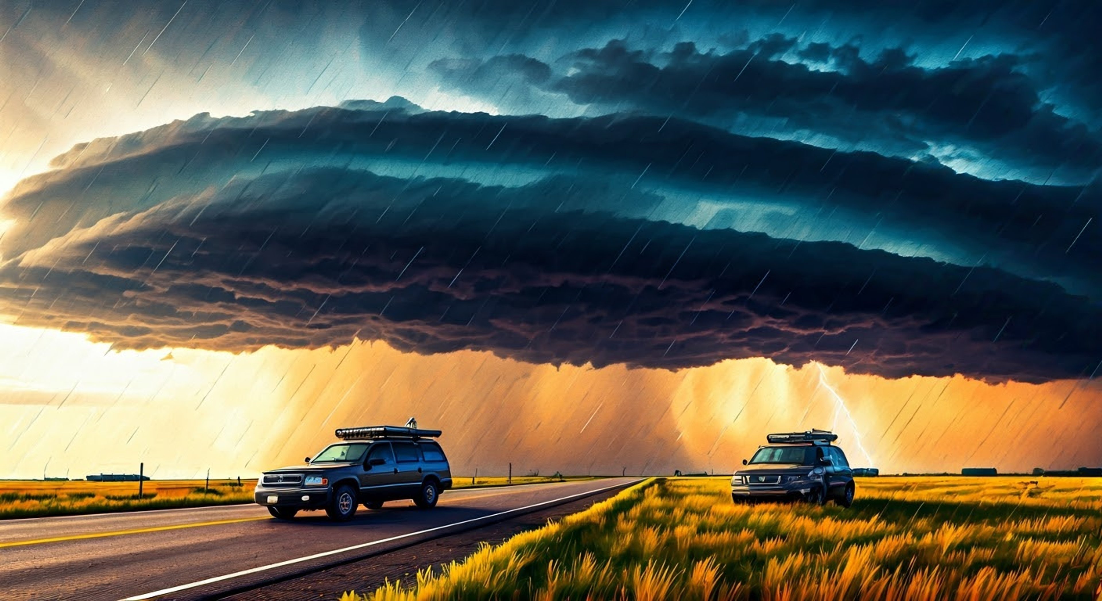 You find yourself in an intense confrontation with Tyler Owens, the famous storm chaser, over his increasingly reckless behavior during dangerous weather conditions. His characteristic stubbornness and showmanship have pushed you to a breaking point as a severe storm system approaches. The tension builds like the thunderheads above, threatening to erupt into something more volatile than the weather itself.