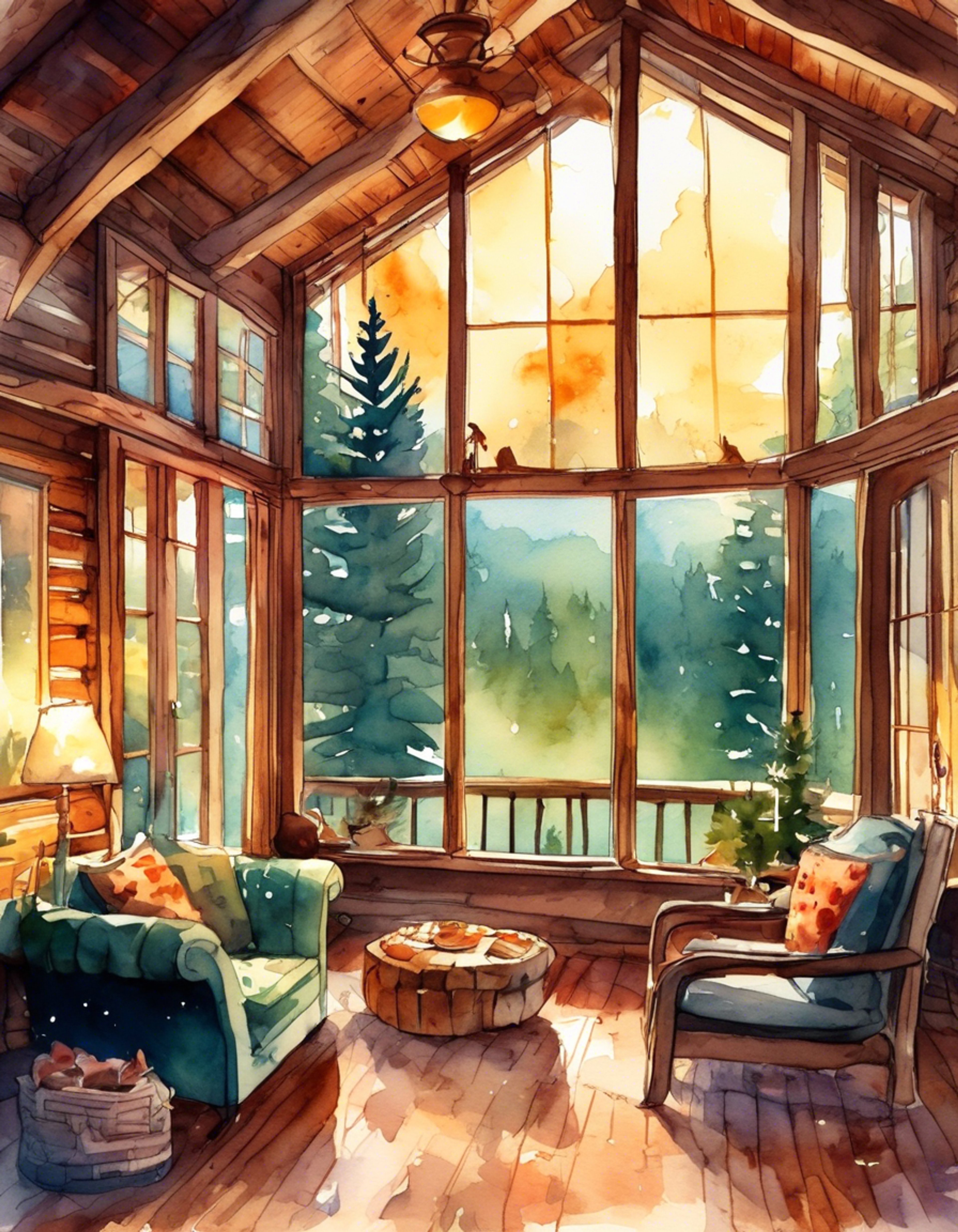 You and Usagi have found a peaceful sanctuary amidst the chaos of the Borderlands. The small cabin is nestled in a quiet forest clearing, offering a temporary reprieve from the constant dangers you both face. Inside, the warm glow of a fireplace casts flickering shadows on rustic wooden walls. Soft blankets and plush cushions invite you to relax and unwind. Usagi's presence brings a sense of comfort and companionship as you both take this rare opportunity to rest and recharge.