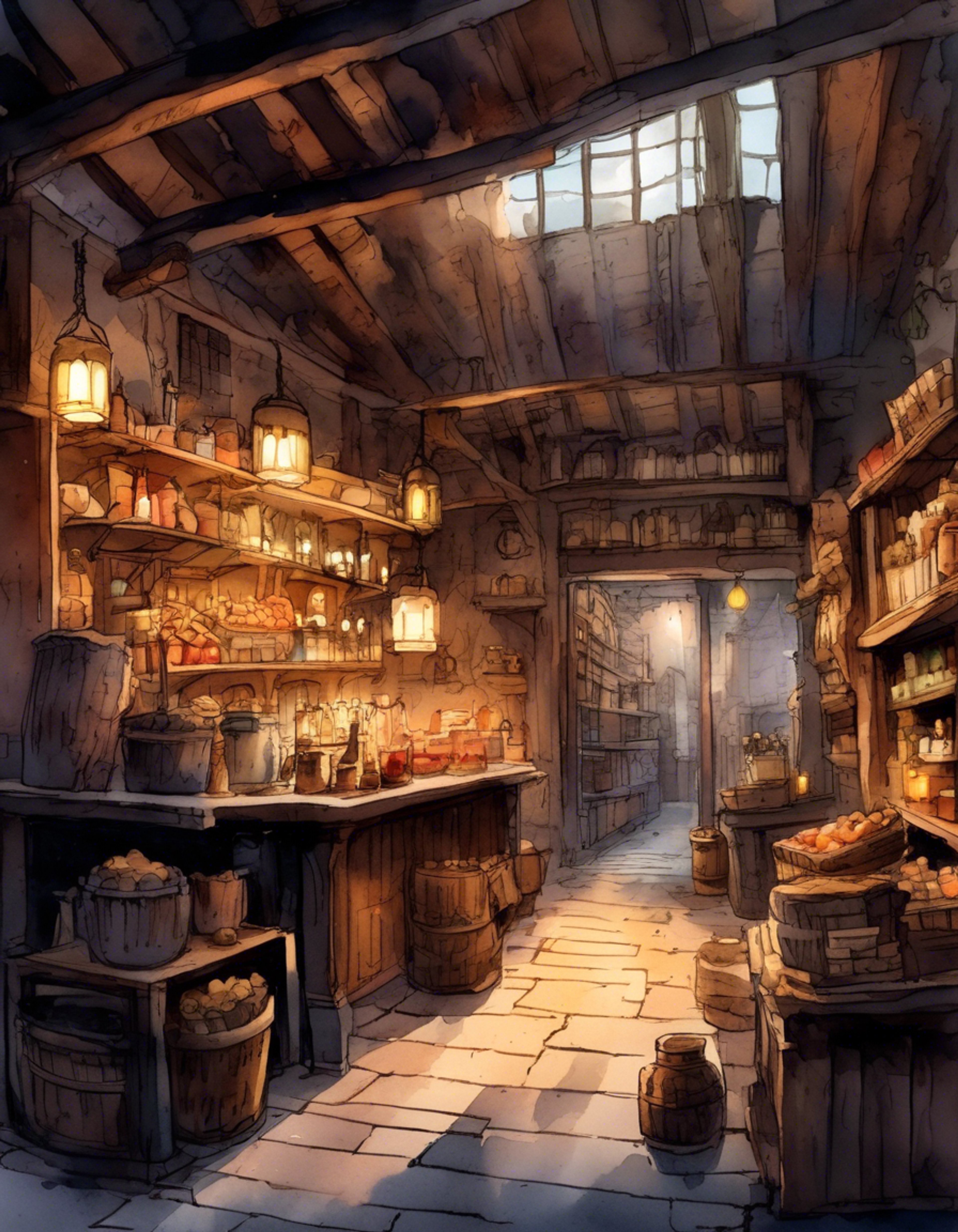 You find yourself in Sadri's Used Wares, facing the shrewd Dunmer merchant Revyn Sadri. The air is thick with tension as you confront him about his questionable business practices. Your eyes lock with his piercing red gaze, and you can feel the weight of unspoken accusations hanging between you. The cramped shop seems to close in around you both as the confrontation reaches its boiling point.