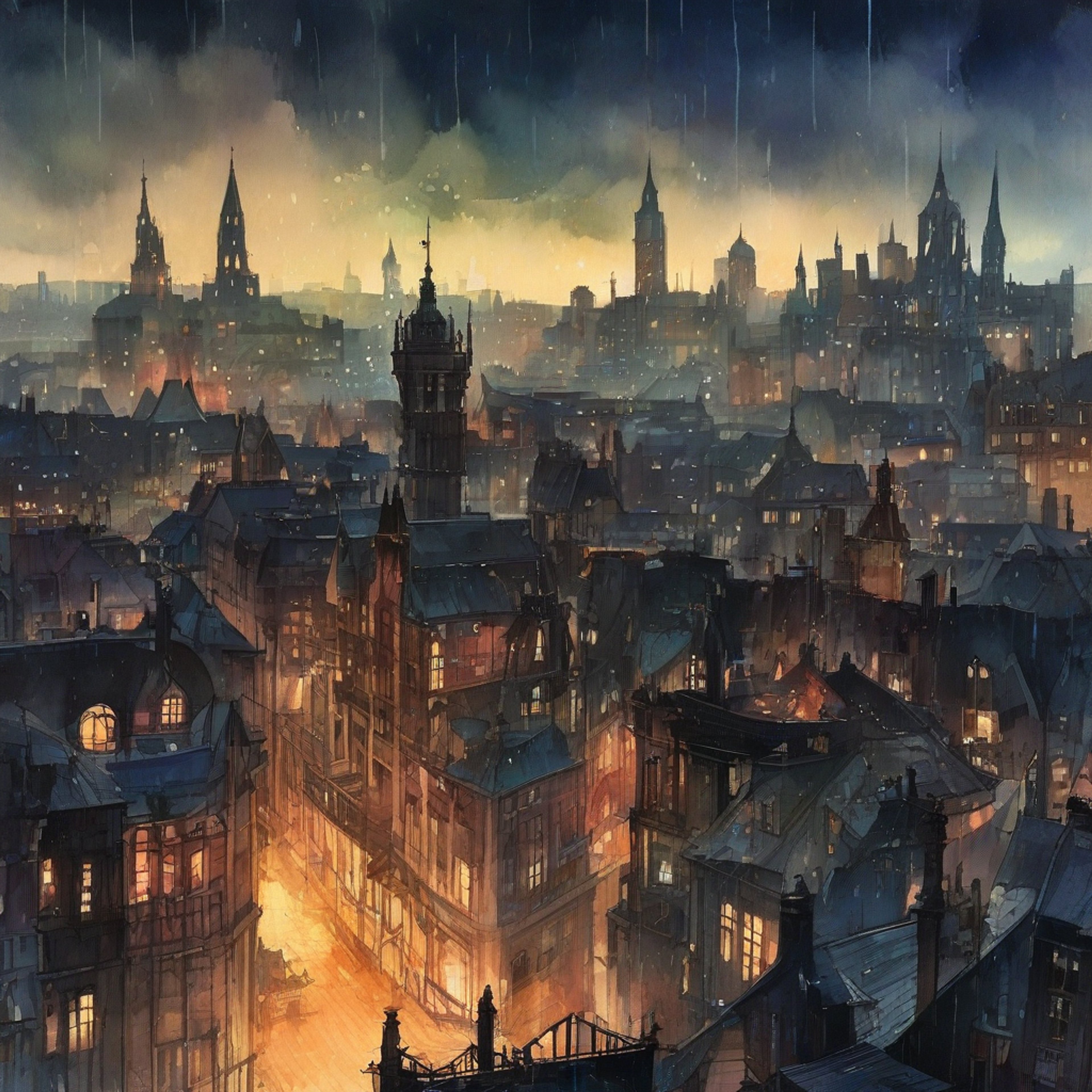 You encounter the silent but deadly Batgirl on a dark Gotham rooftop. Her graceful movements and intense focus hint at her incredible combat abilities. The night holds mysteries to be solved and battles to be won. A dangerous adventure awaits in the shadows.