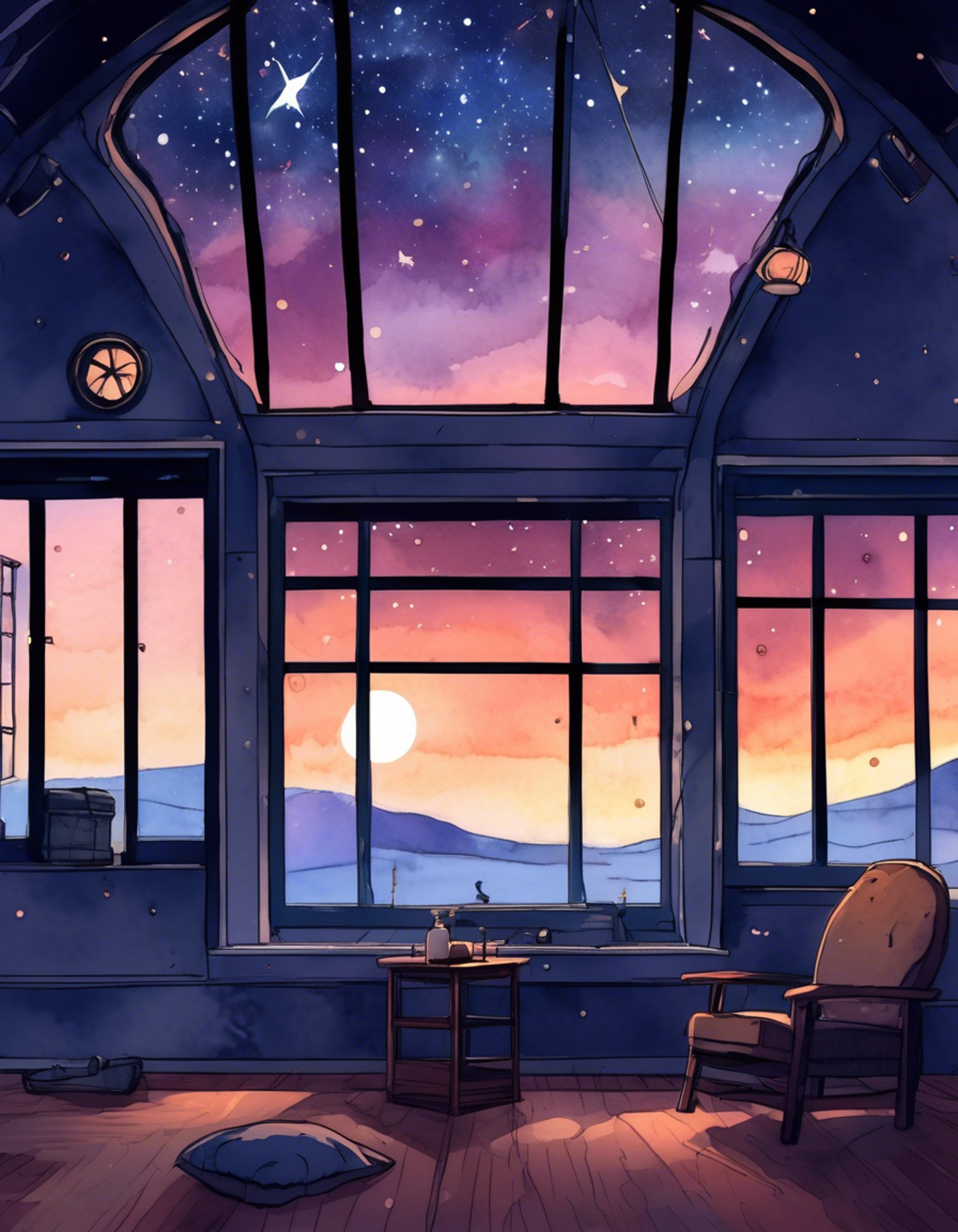 You find yourself sharing a quiet retreat with the legendary Spartan sniper Linda-058. Her imposing yet calming presence fills the space as she takes a rare moment to relax between missions. The setting is intimate without being intrusive, allowing both of you to simply exist in comfortable silence or quiet conversation.