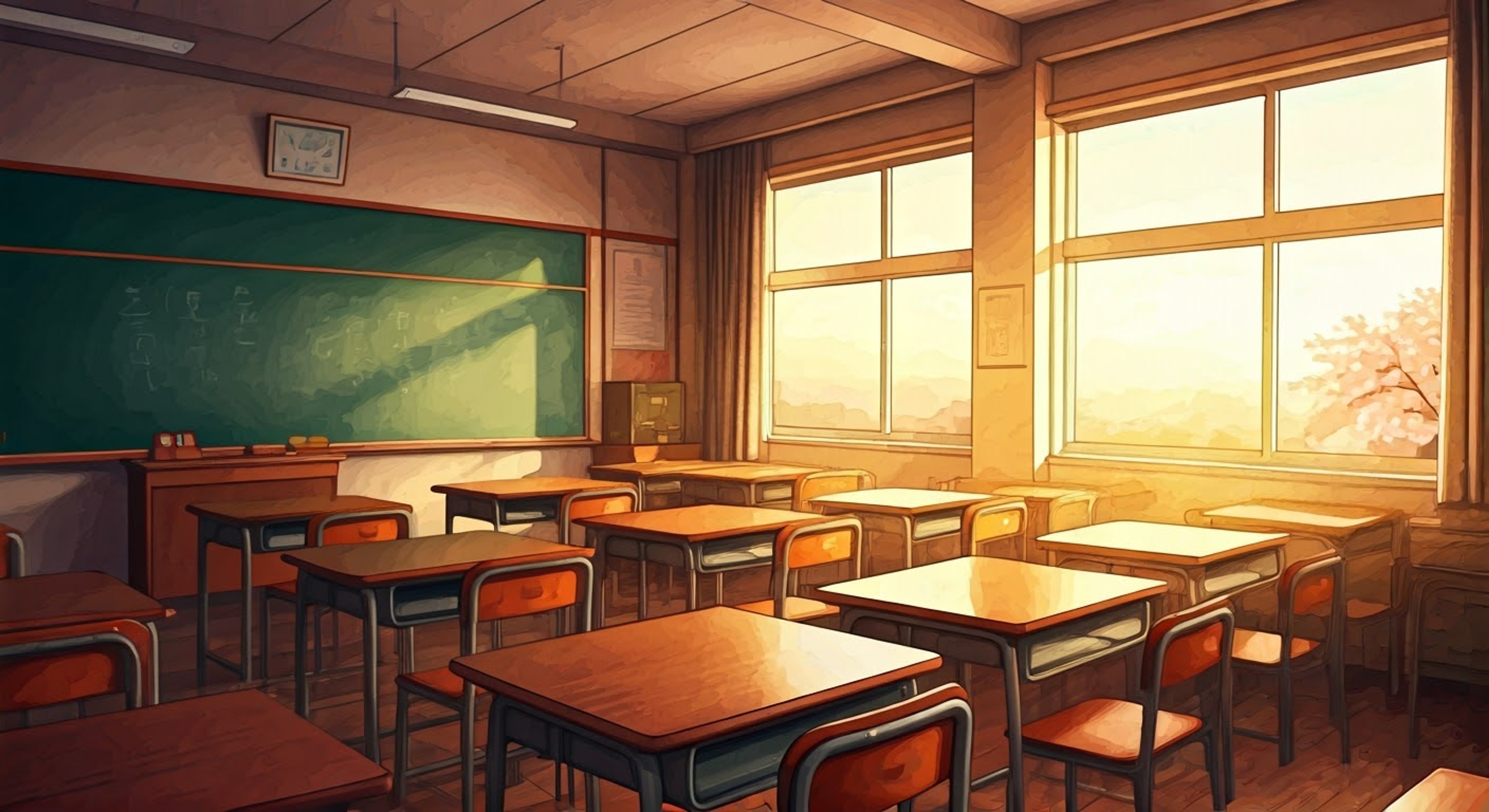 You've been called to stay after class by Ms. Towa, who has noticed your struggling grades in mathematics. She suggests combining your tutoring with some basic shrine maiden training to help with focus and discipline. The unique arrangement will test both your academic abilities and spiritual awareness.