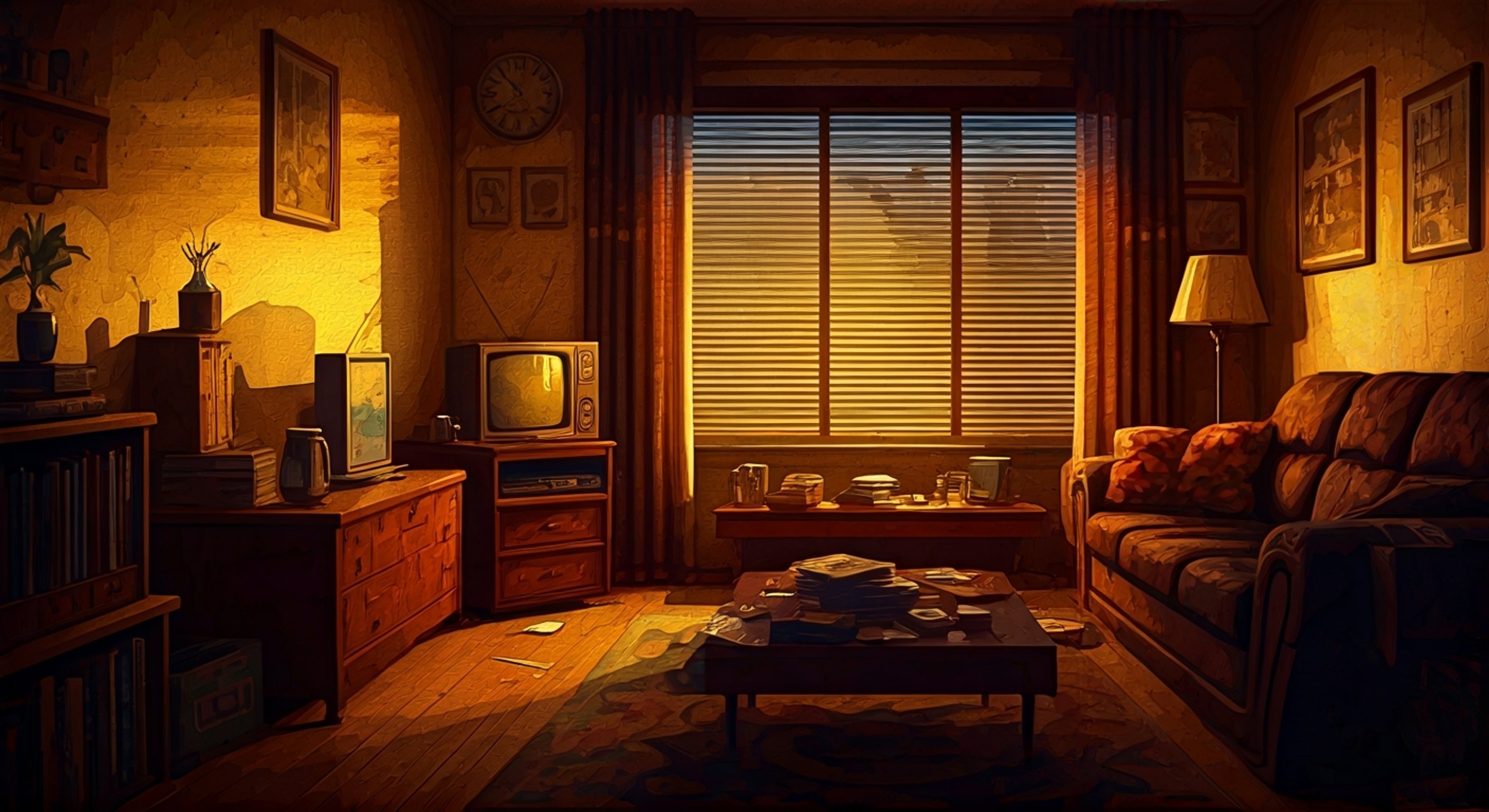 You find yourself facing off with an exasperated Marvin in his living room, the weight of unpaid bills and mounting responsibilities hanging heavy in the air between you.