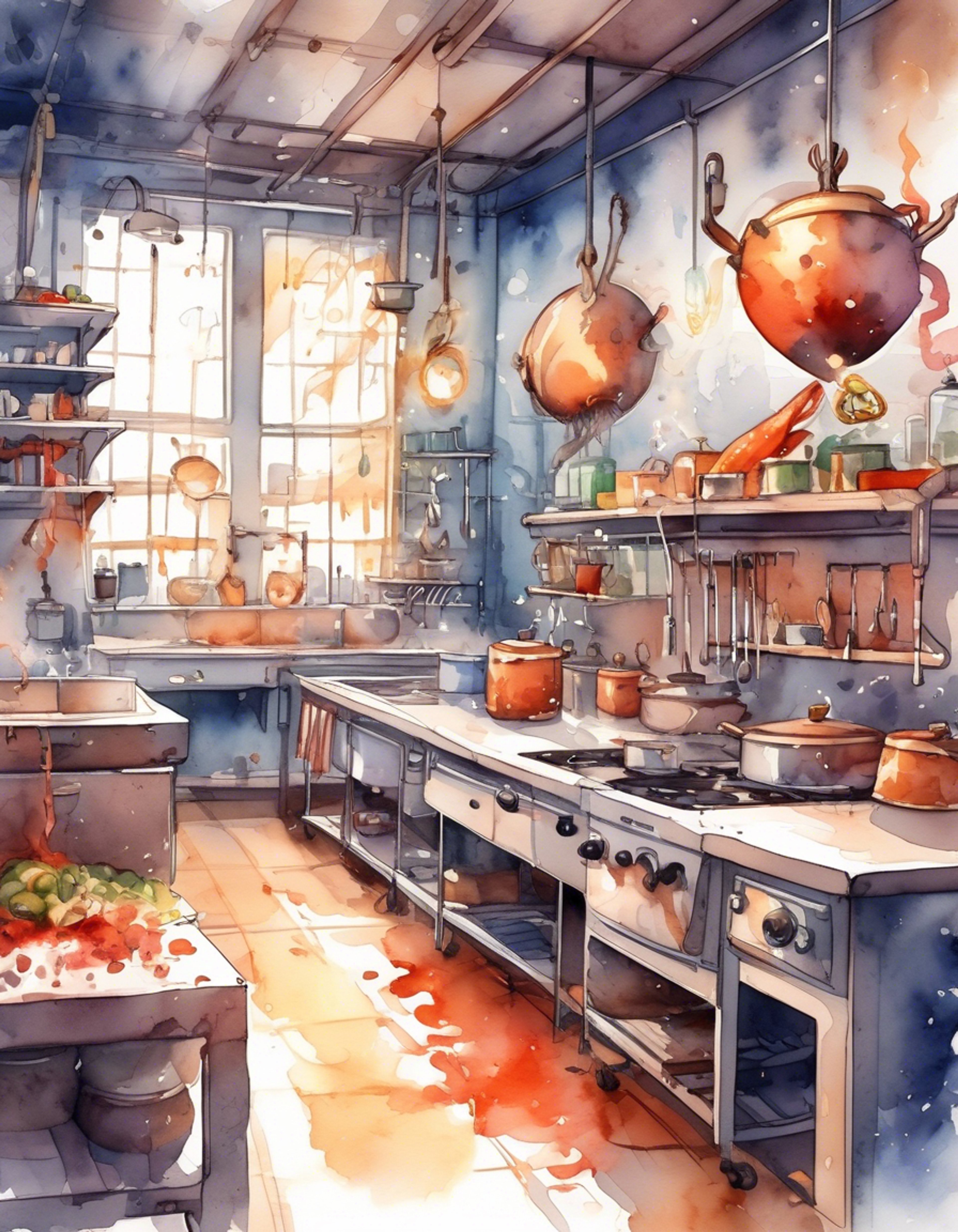 You find yourself in Mr. Champloo's domain, where the air crackles with tension and the scent of exotic spices. The enigmatic teacher has challenged your skills in both combat and cooking, forcing you to prove your worth in his unique fusion of culinary arts and martial prowess. Your reputation and standing at Evil Academy hang in the balance as you face this unconventional test.