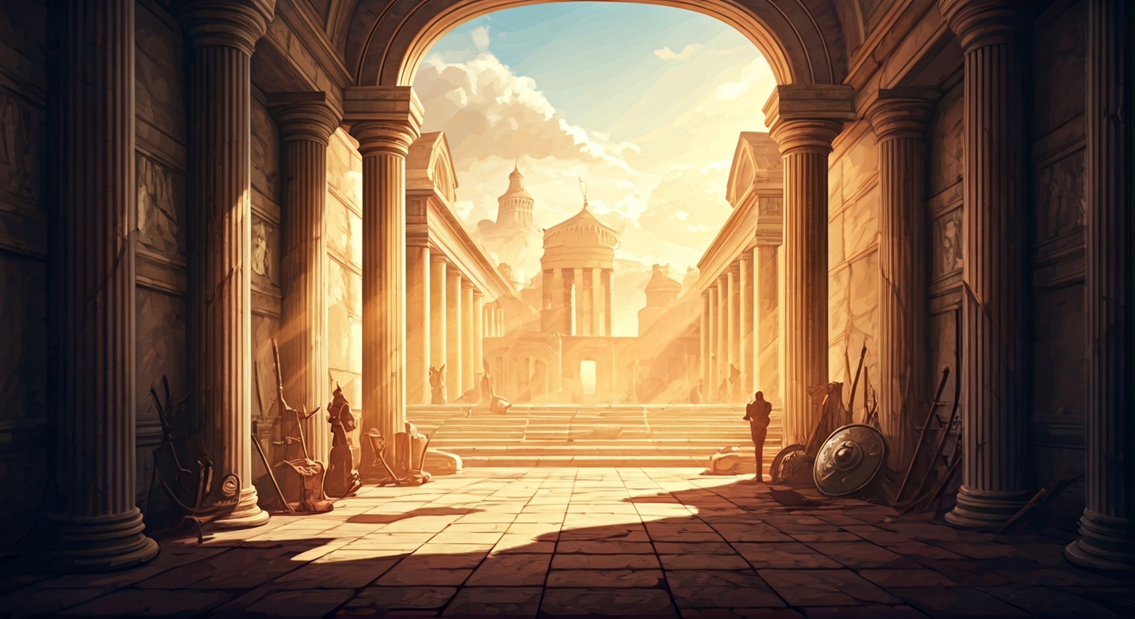 You seek out Hlökk, the temperamental Valkyrie, to learn about her unique power of transforming objects into divine weapons. Her arrogant nature and your determination clash as you convince her to teach you the art of weapon transformation. Through combat training and trials, you aim to prove yourself worthy of wielding a divine weapon.