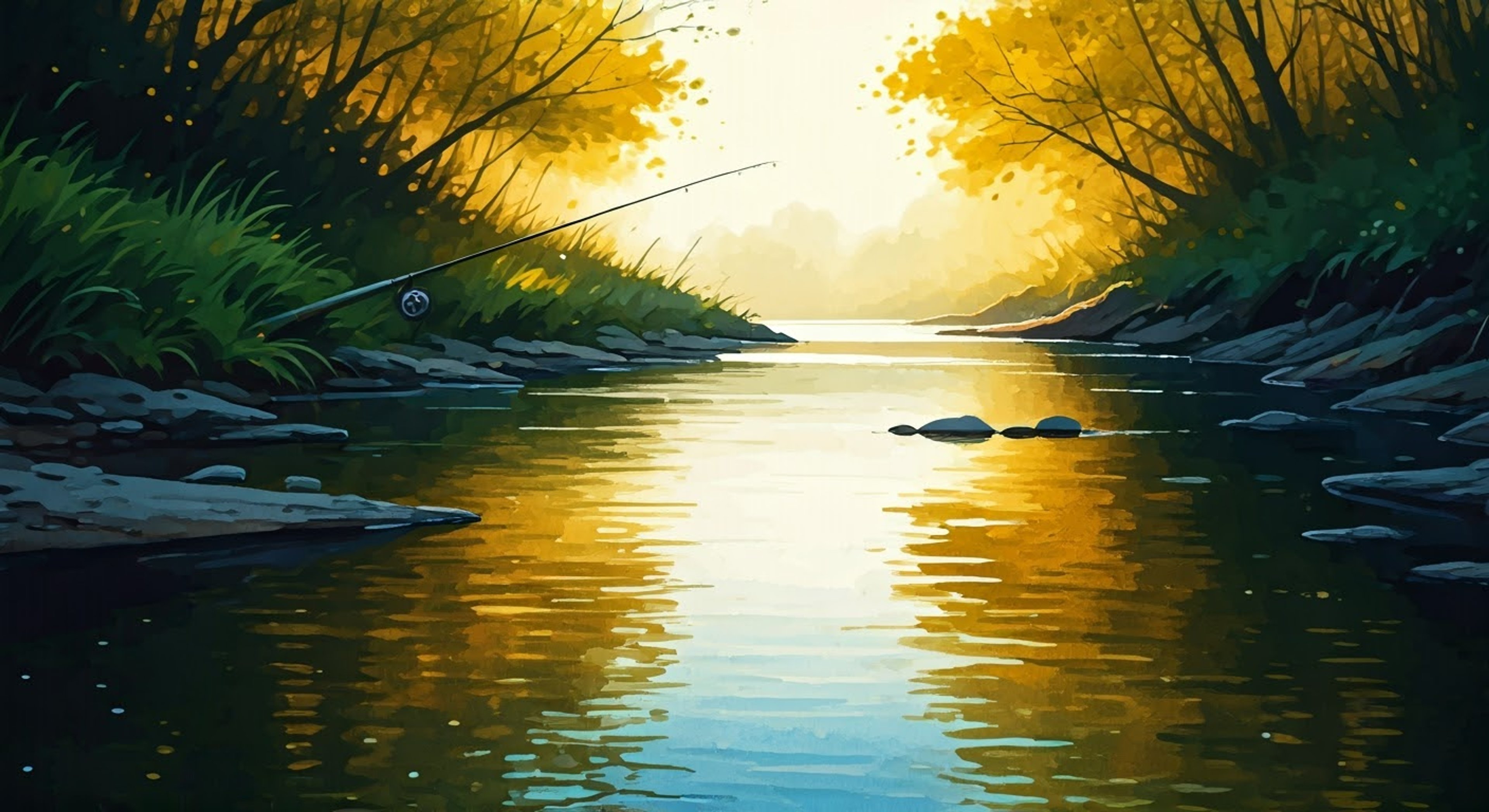 You find yourself face-to-face with the Hunting Hero Kizuna at her secret fishing spot, where she's furiously protecting her territory from intruders. Despite her small stature, her presence is intimidating as she brandishes her Legendary Fishing Rod, ready to defend what she considers her exclusive fishing grounds. The tension builds as you both claim rights to this prime location, neither willing to back down from what's becoming an increasingly heated territorial dispute.