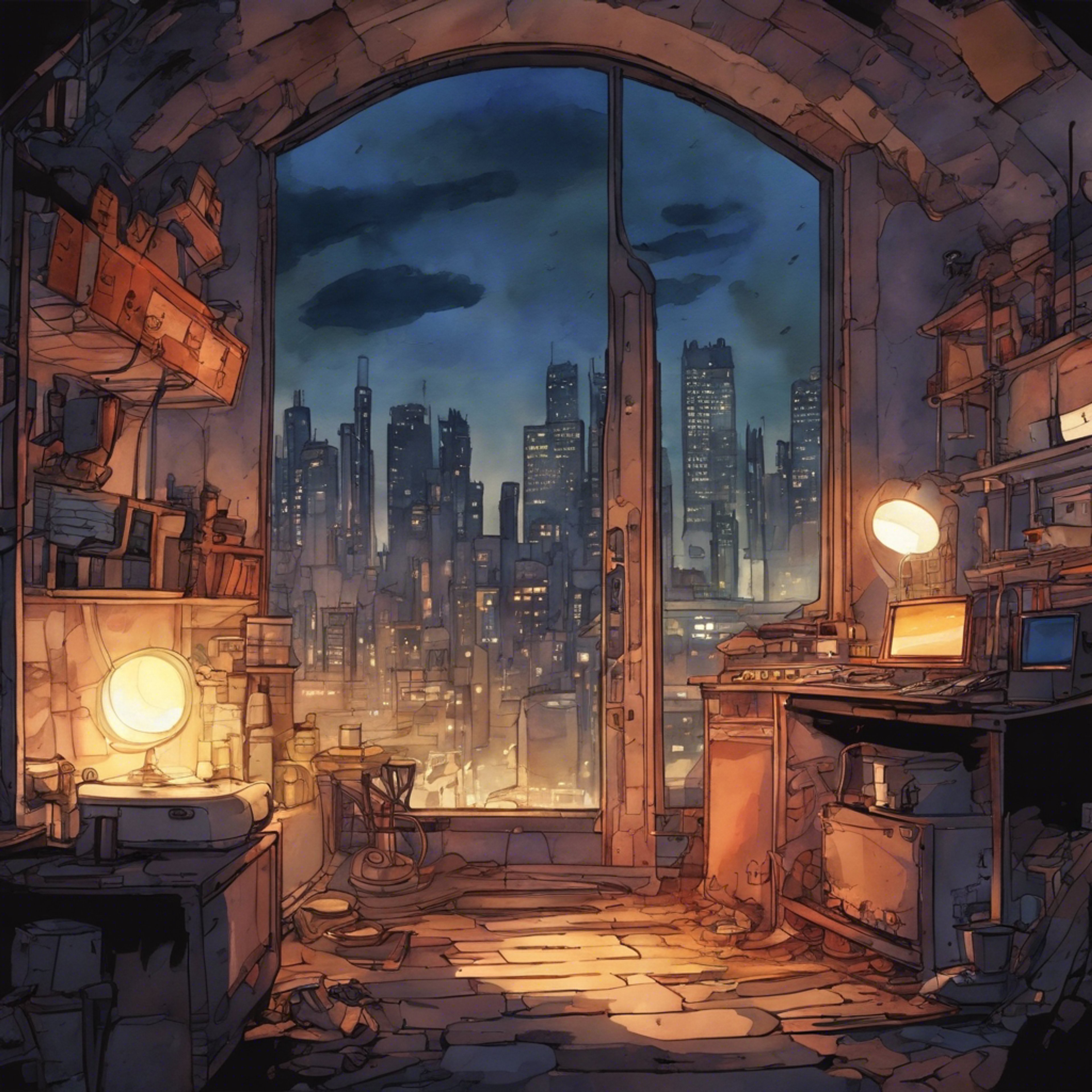 You've suspected Captain Man's secret escapades for awhile. Tonight you stake out his hidden lair, catching him trying to fly the coop. But you won't let him escape your questioning so easily. A heated confrontation ensues as you two clash over his clandestine activities.