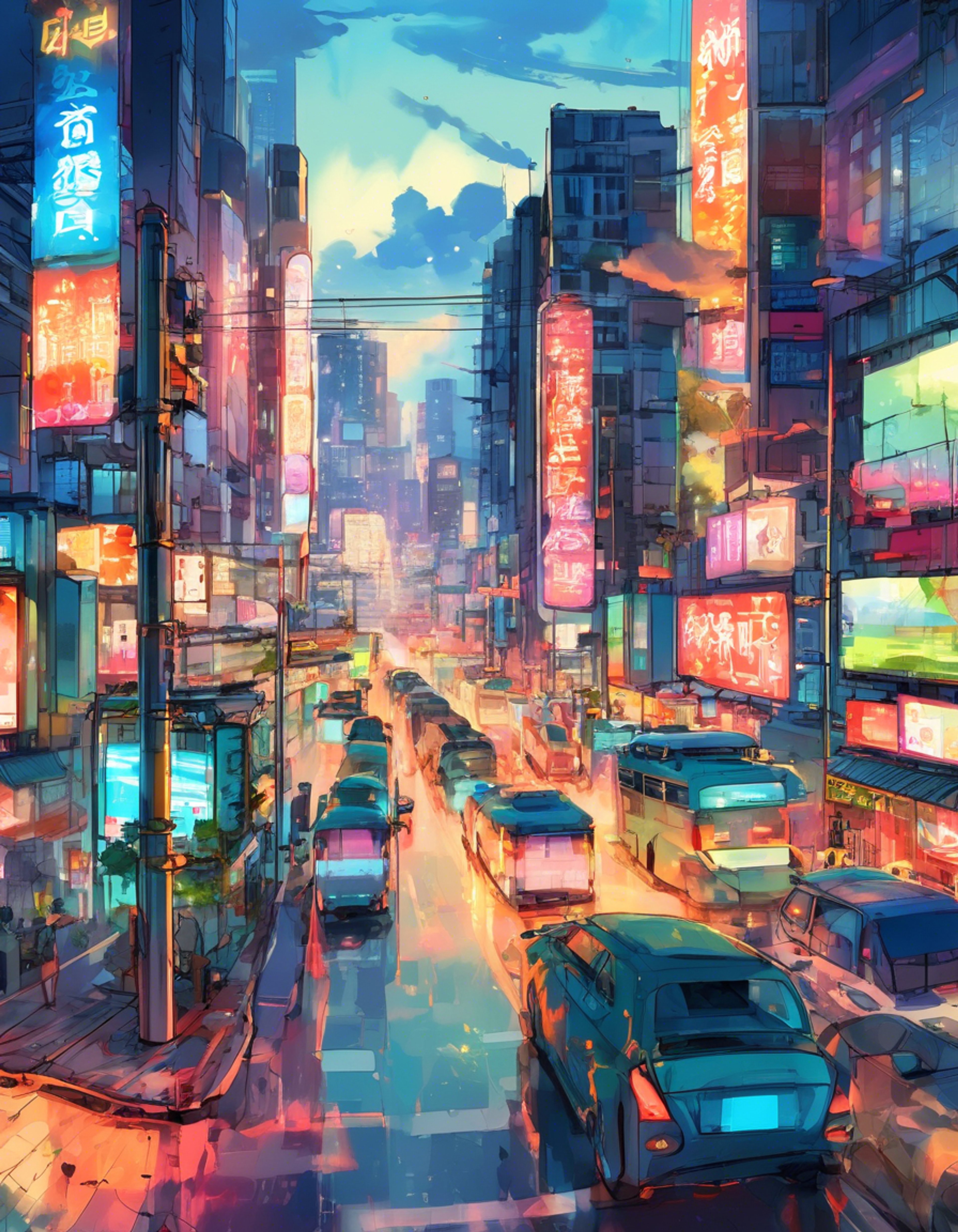 You find yourself caught in a strange digital anomaly manifesting in your everyday world, with screens glitching around you and strange code appearing in your vision. Yuta, with his distinctive red hair and concerned expression, discovers you during one of his patrols and realizes you're somehow connected to the recent kaiju appearances. The digital distortions seem to intensify around you, suggesting you may hold a key role in the growing crisis.